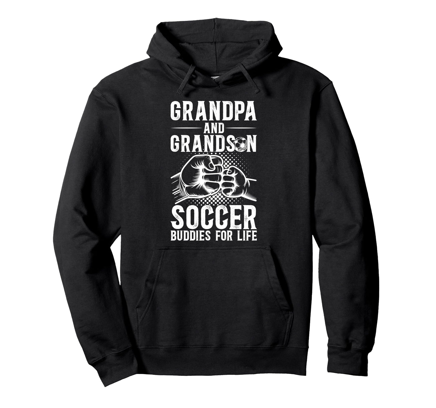 Soccer Grandpa And Grandson Soccer Hoodie - Minimalist Print Men Women - T-Shirt, Sweatshirt, Hoodie