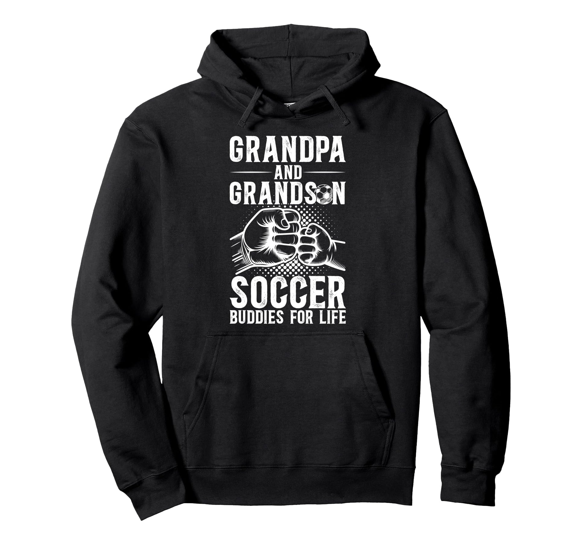 Soccer Grandpa And Grandson Soccer Hoodie - Minimalist Print Men Women - T-Shirt, Sweatshirt, Hoodie