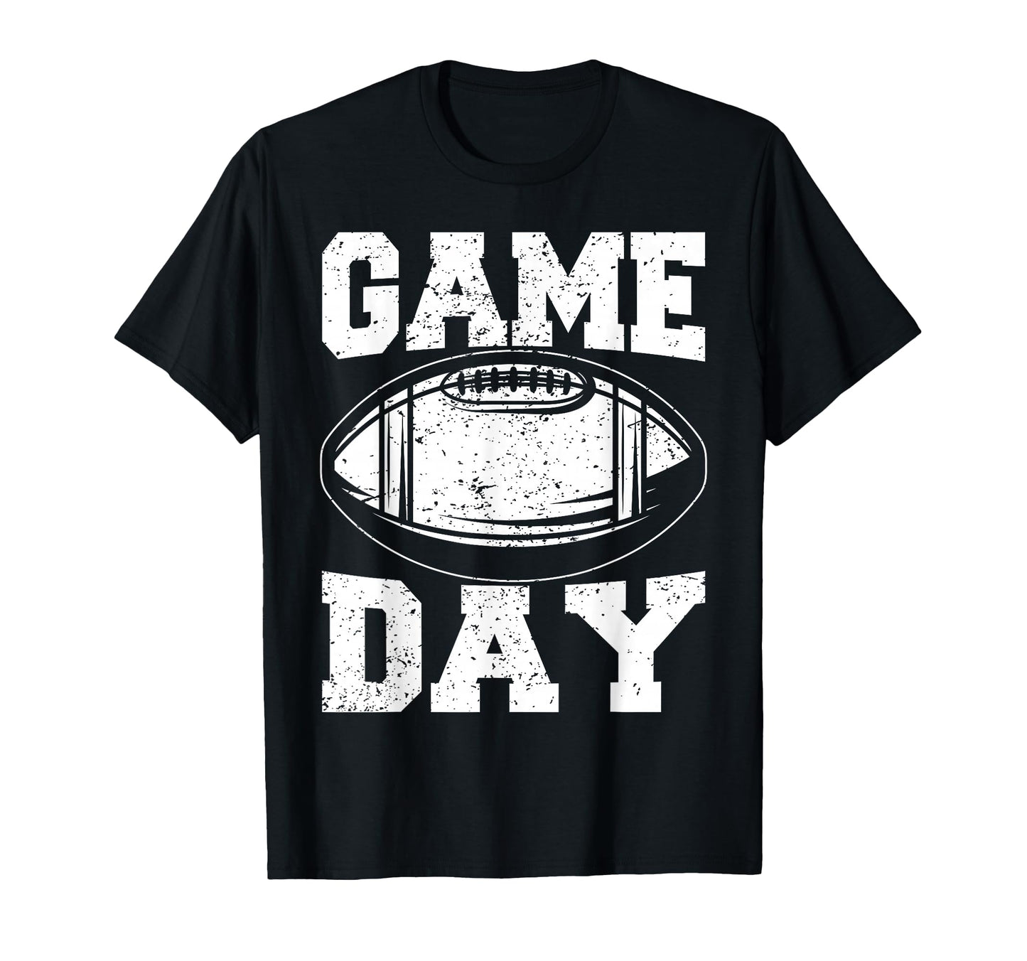 Football Day Game Distressed Mens Dad T-Shirt - Trendy Graphic Unisex - T-Shirt, Sweatshirt, Hoodie