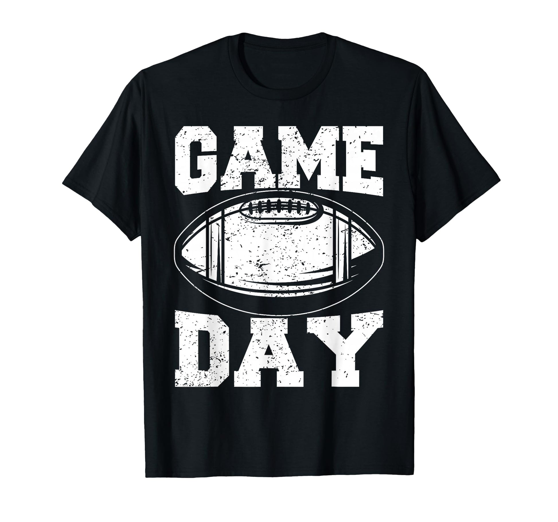 Football Day Game Distressed Mens Dad T-Shirt - Trendy Graphic Unisex - T-Shirt, Sweatshirt, Hoodie