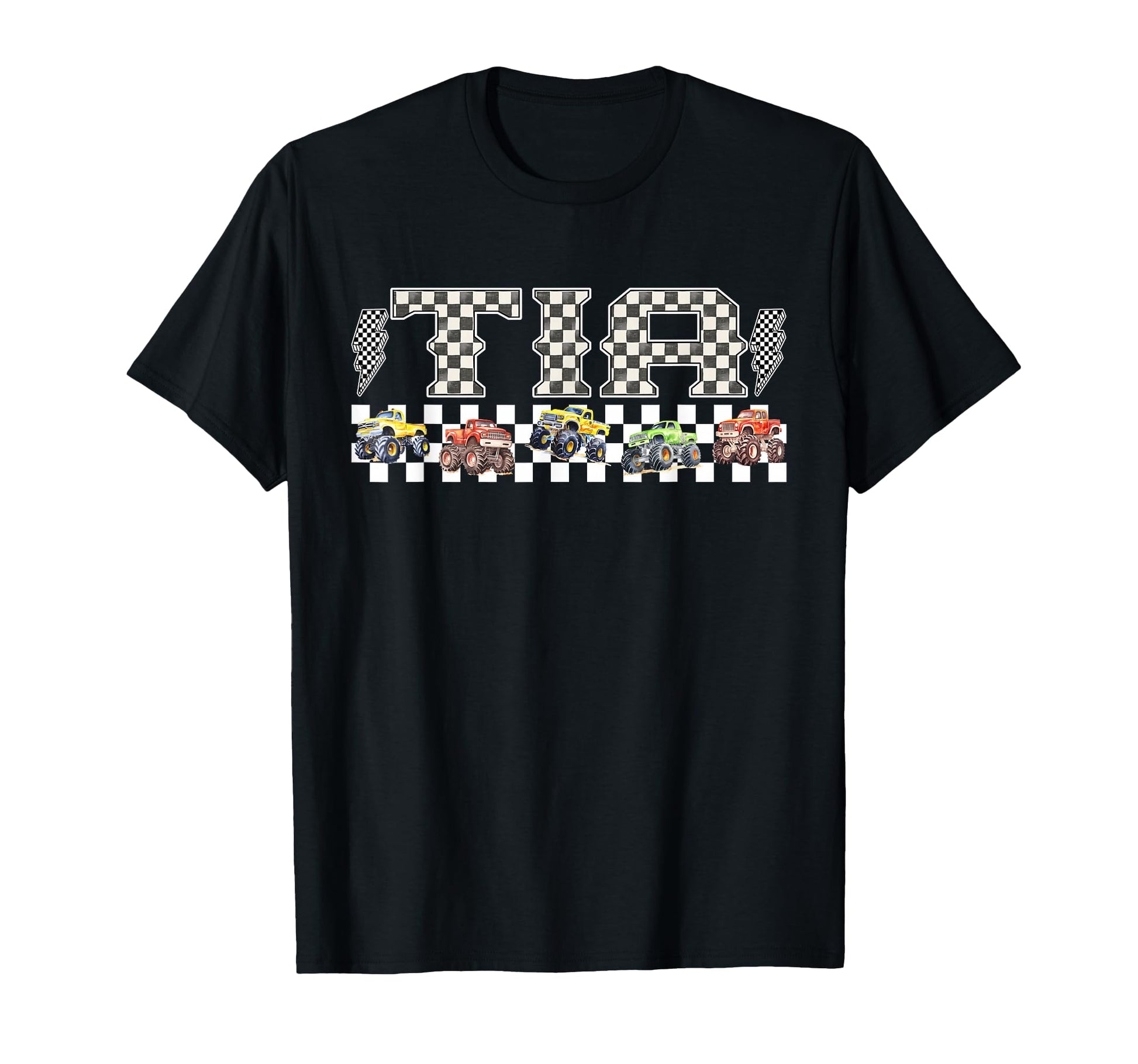 Tia Monster Truck Family Crew T-Shirt - Aesthetic Graphic Men Women - T-Shirt, Sweatshirt, Hoodie
