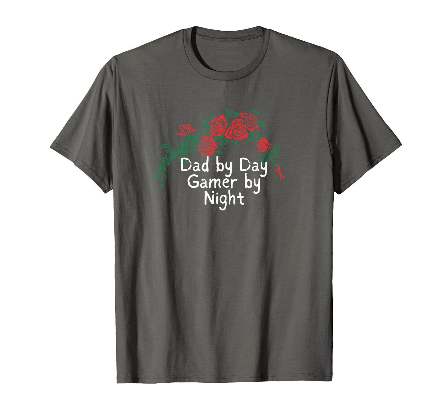 Flowers Red Dad Day Gamer Night T-Shirt - Graphic Print Men Women - T-Shirt, Sweatshirt, Hoodie