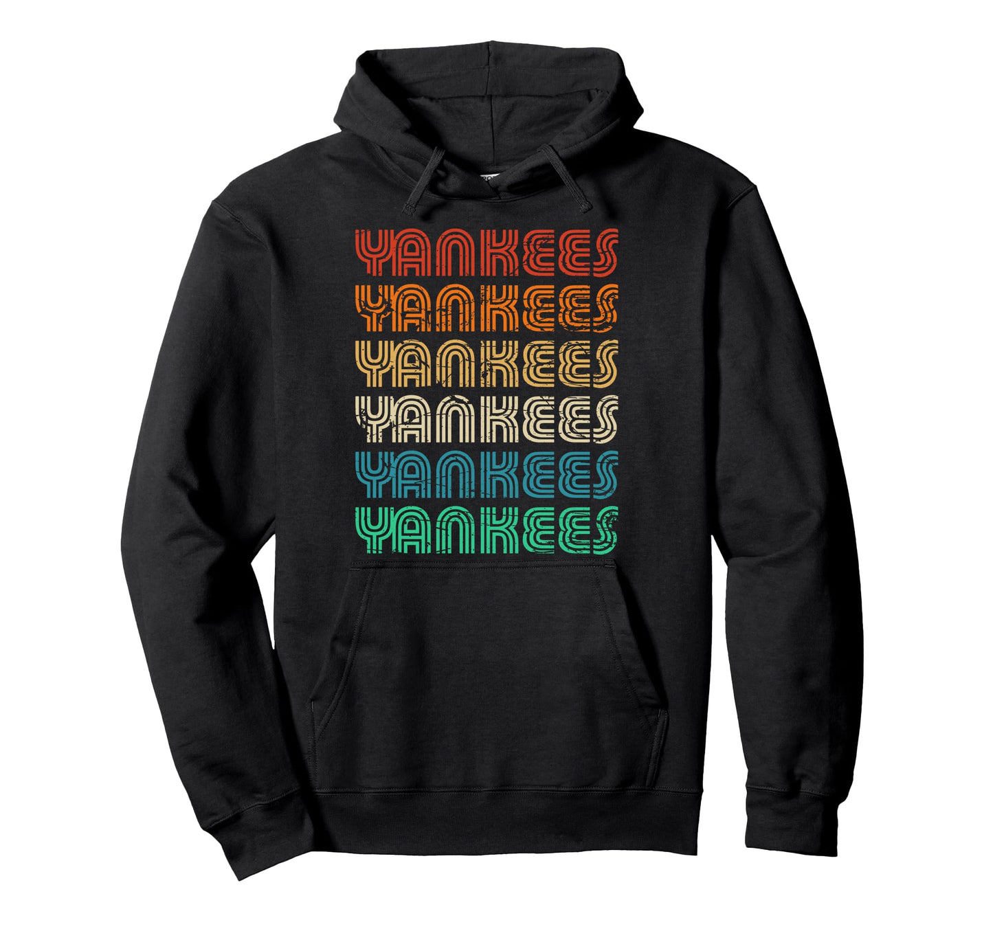Yankees 70S 80S Hoodie - Fun Novelty Design for Adults - T-Shirt, Sweatshirt, Hoodie