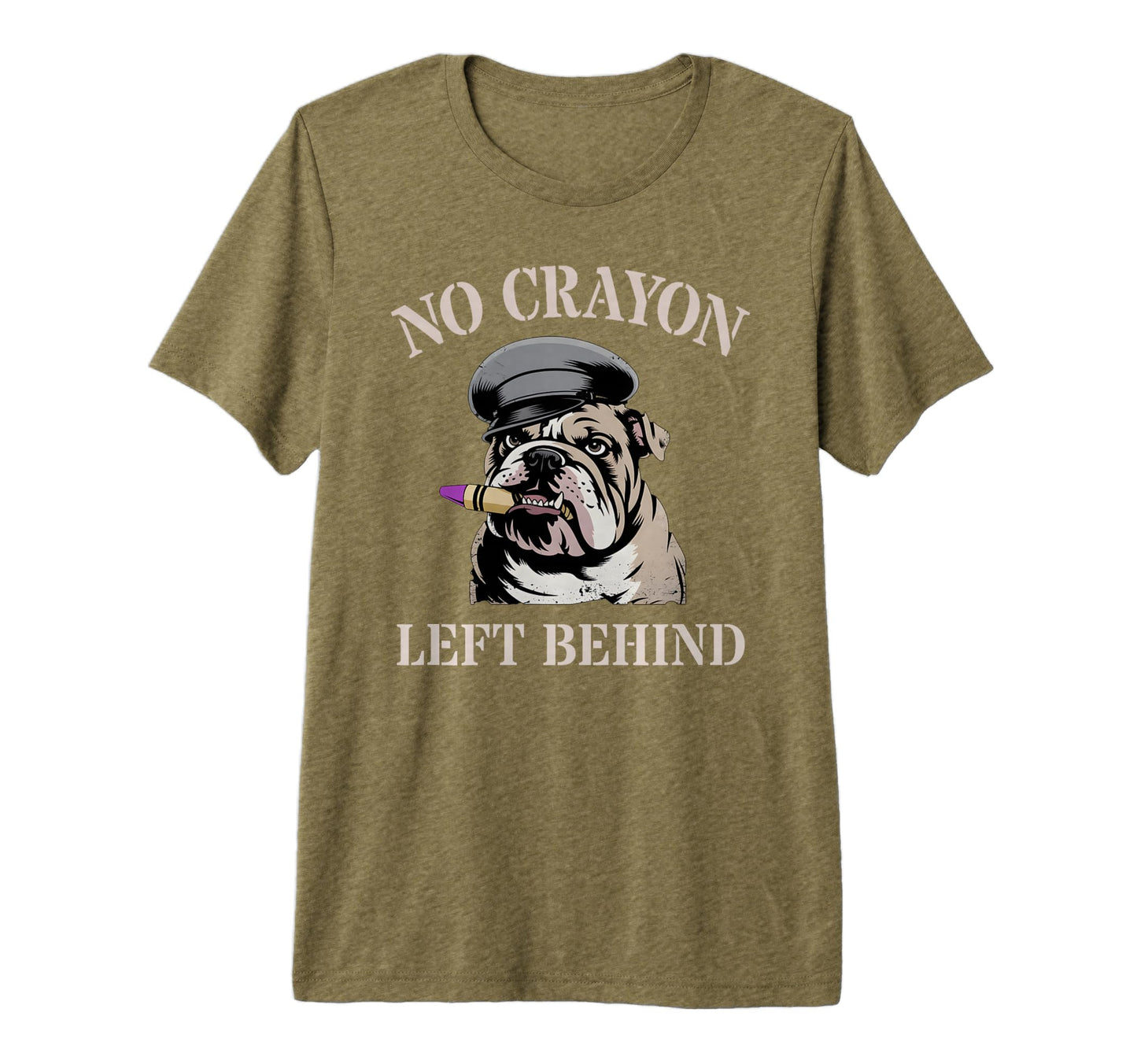 Funny No Crayon Left Behind Dog Dad T-Shirt - Unique Graphic Men Women - T-Shirt, Sweatshirt, Hoodie
