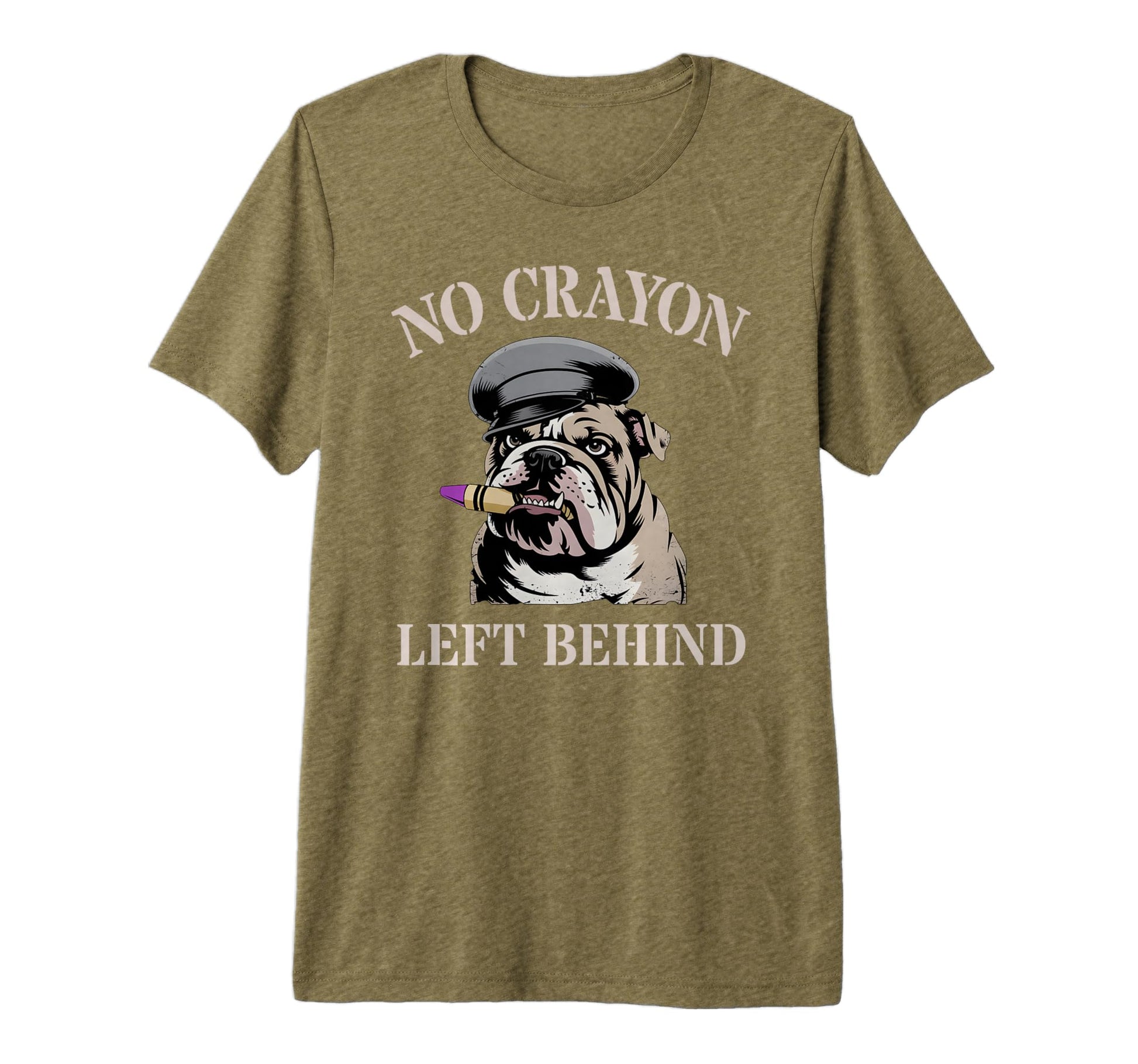 Funny No Crayon Left Behind Dog Dad T-Shirt - Unique Graphic Men Women - T-Shirt, Sweatshirt, Hoodie