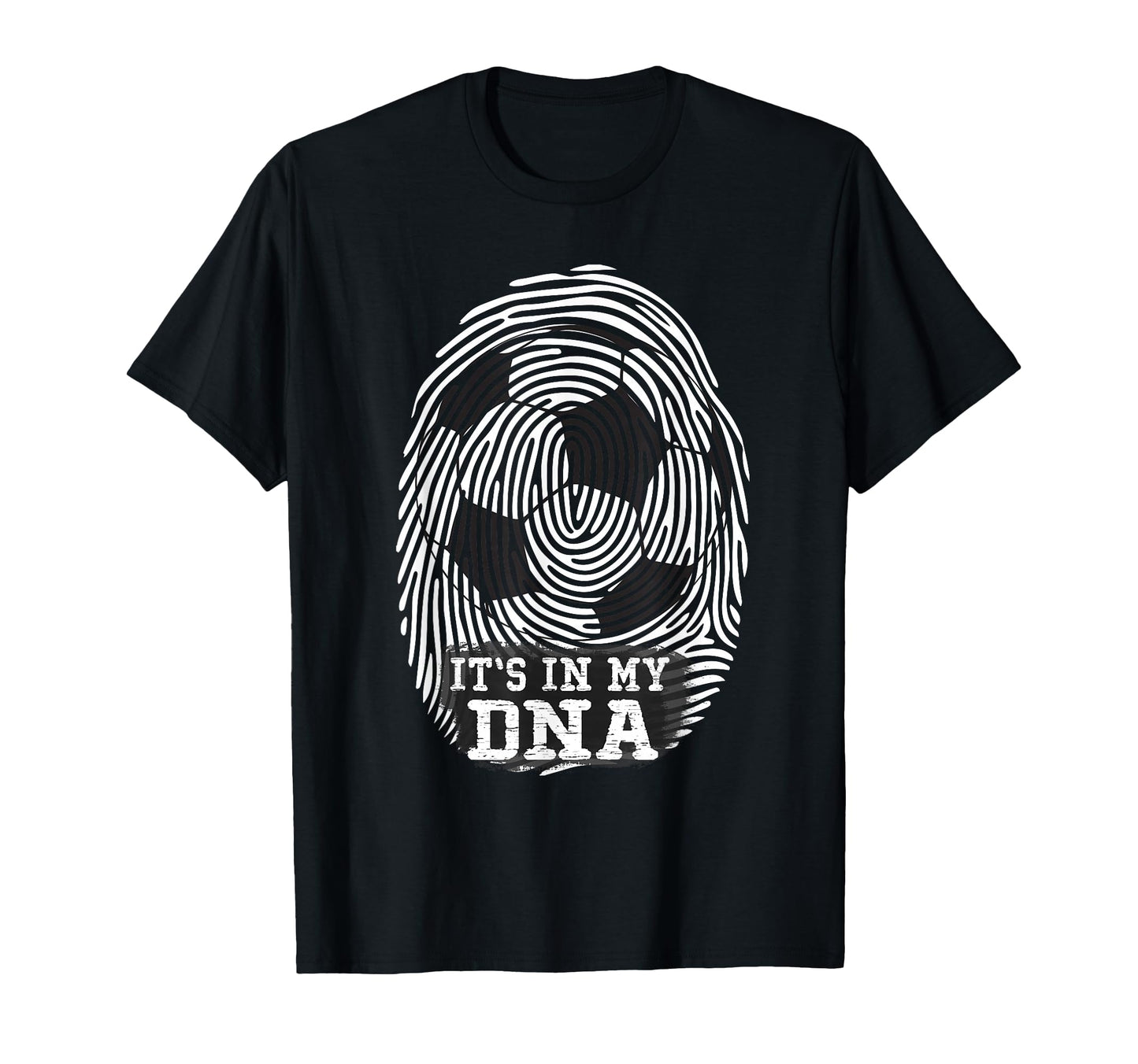 Its My Dna Fingerprint Soccer Ball Sweatshirt - Custom Art Print Men Women - T-Shirt, Sweatshirt, Hoodie
