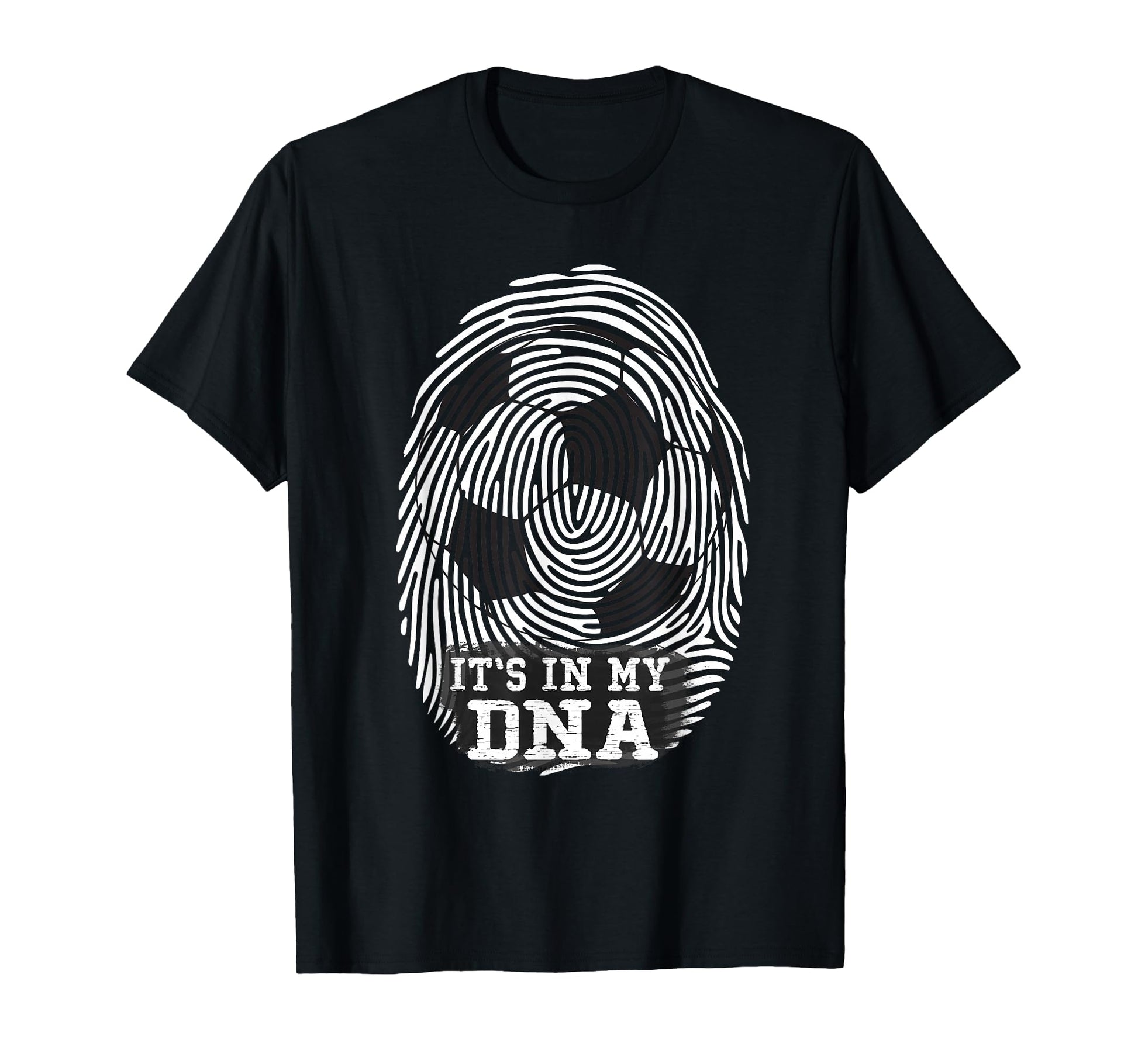 Its My Dna Fingerprint Soccer Ball Sweatshirt - Custom Art Print Men Women - T-Shirt, Sweatshirt, Hoodie