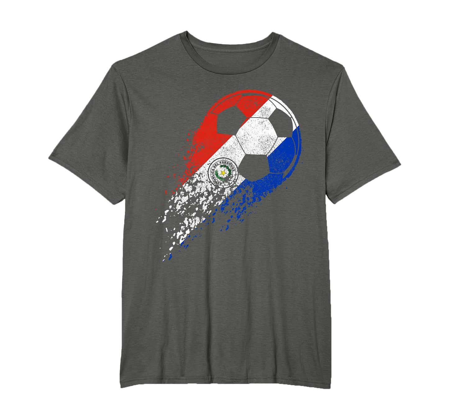 Paraguay Soccer Paraguayan Flag T-Shirt - Fun Novelty Design Men Women - T-Shirt, Sweatshirt, Hoodie