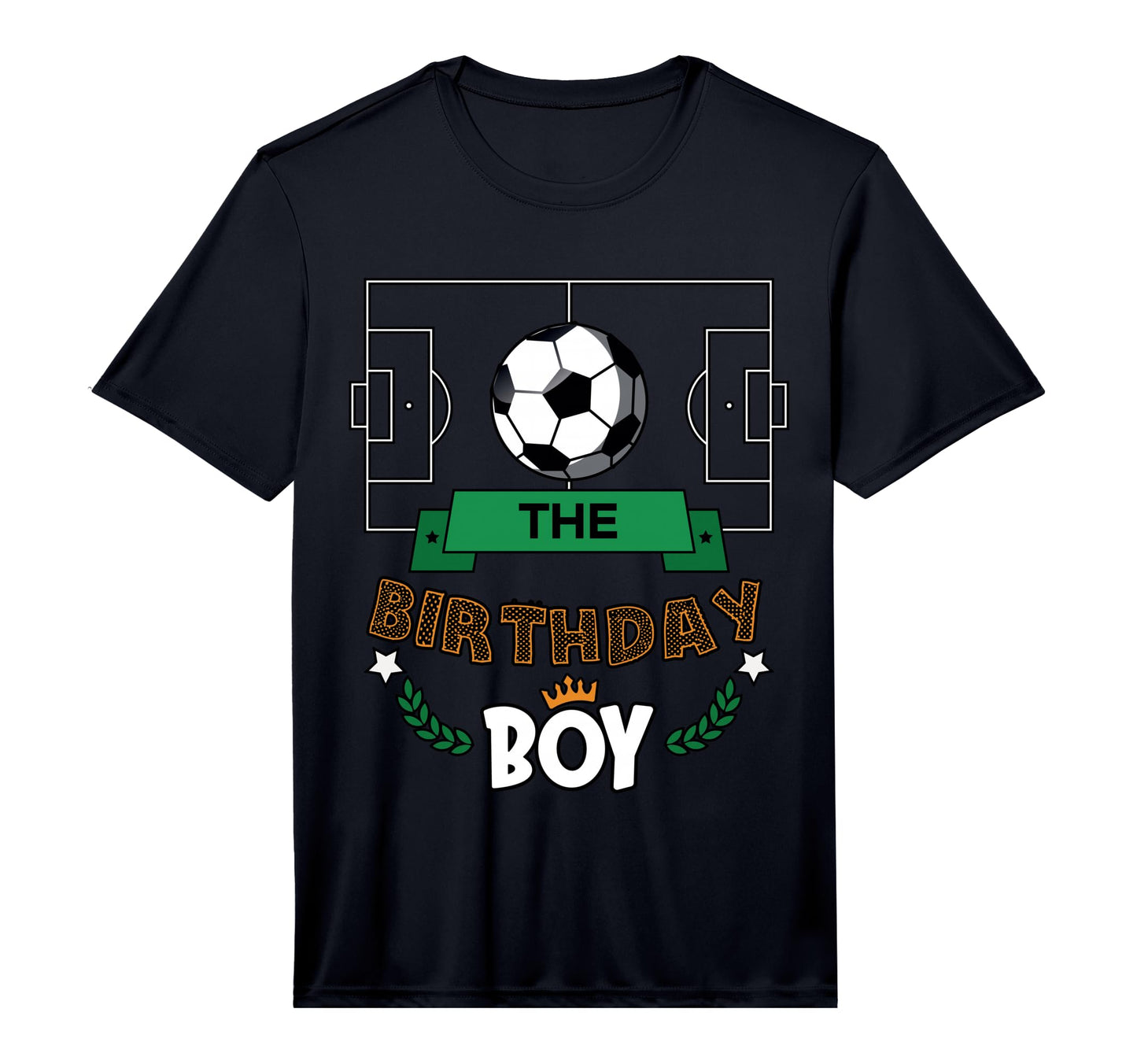 Birthday Soccer Theme Matching T-Shirt - Minimalist Print for Adults - T-Shirt, Sweatshirt, Hoodie
