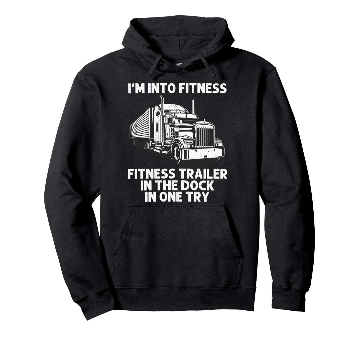 Best Truck Driver Art Dad Hoodie - Casual Everyday Wear for Adults - T-Shirt, Sweatshirt, Hoodie