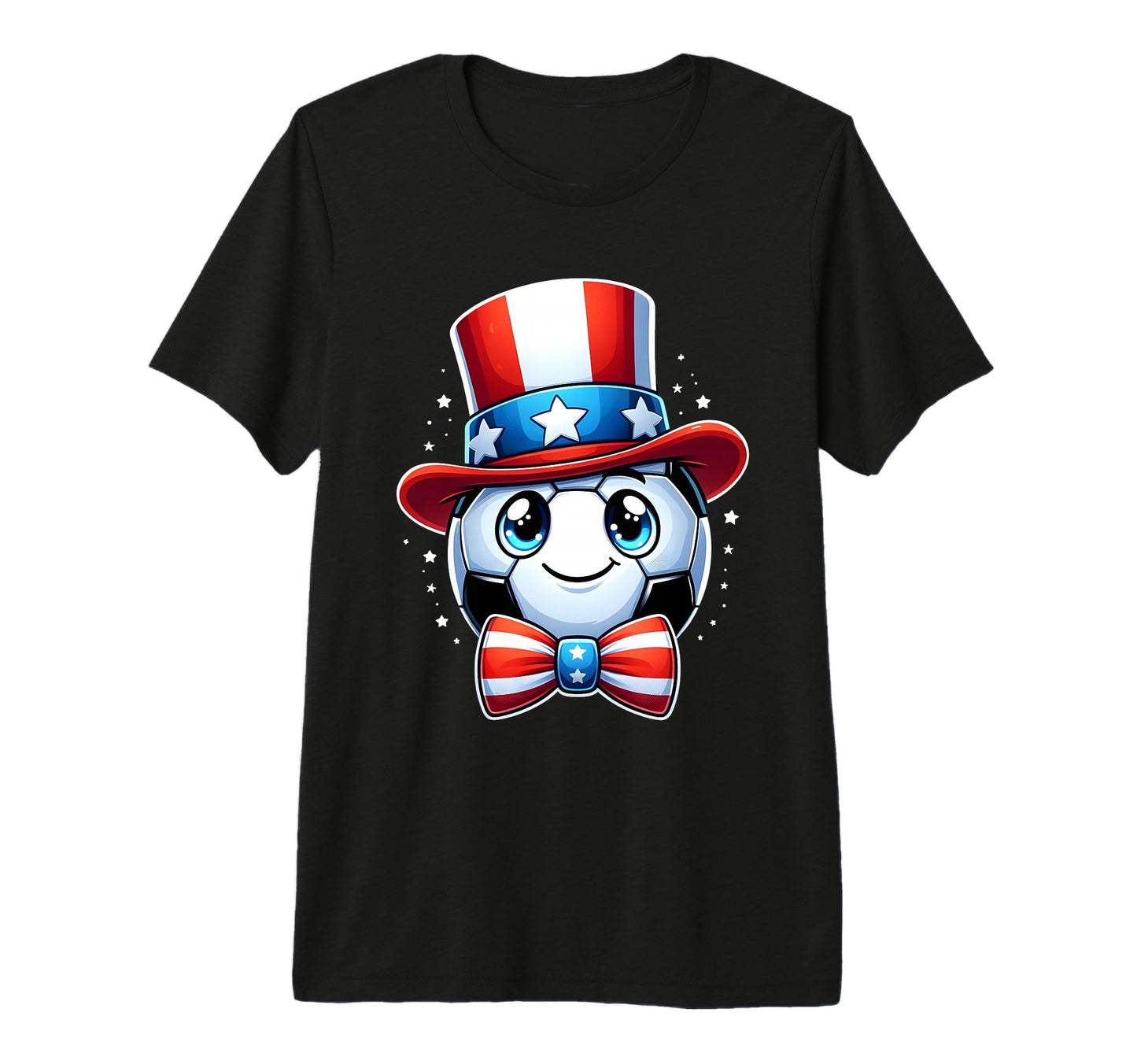 Soccer Player Funny 4Th July American T-Shirt - Minimalist Print Unisex - T-Shirt, Sweatshirt, Hoodie