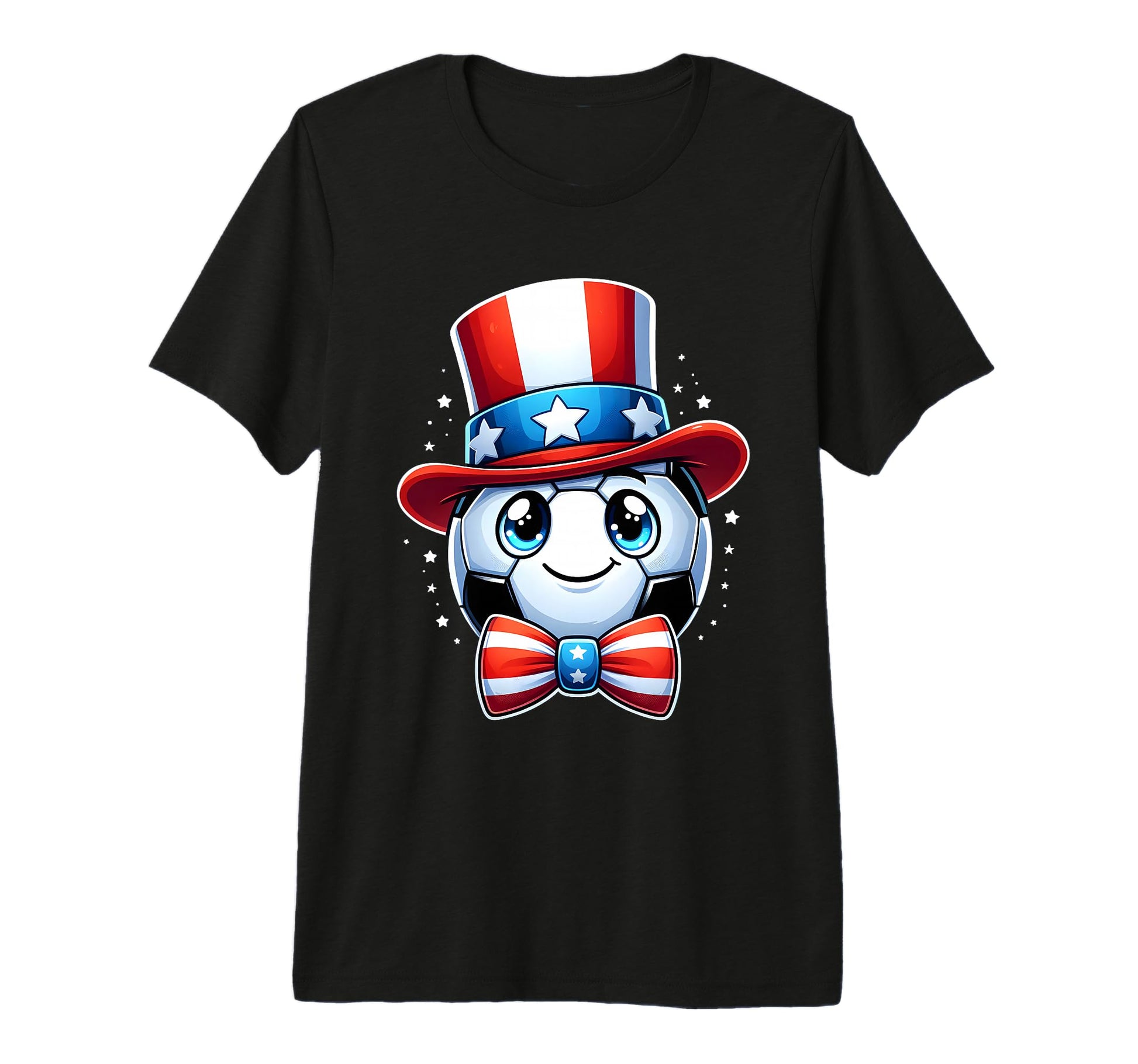 Soccer Player Funny 4Th July American T-Shirt - Minimalist Print Unisex - T-Shirt, Sweatshirt, Hoodie