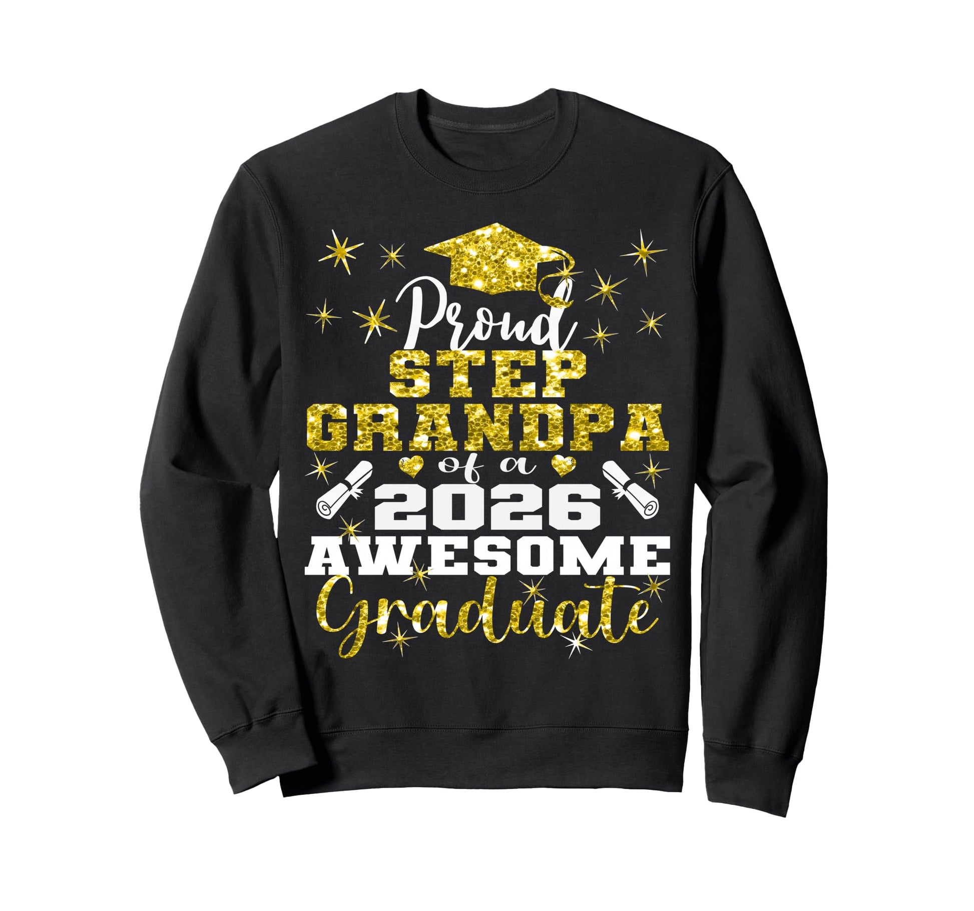 Super Proud Step Grandpa 2026 Sweatshirt - Minimalist Print Unisex - T-Shirt, Sweatshirt, Hoodie