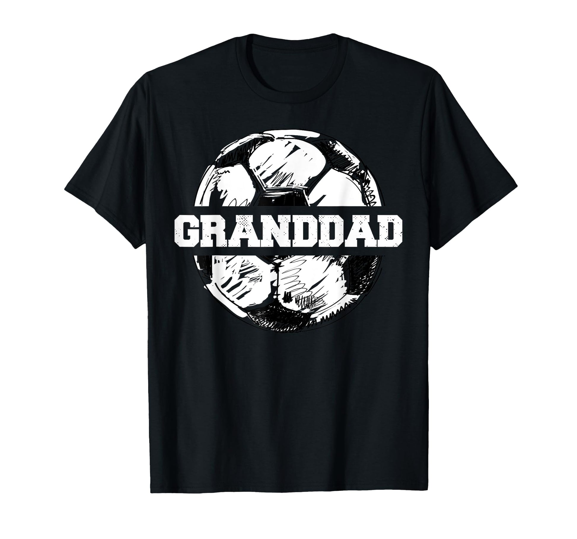 Soccer Granddad Soccer Ball Split T-Shirt - Streetwear Style Men Women - T-Shirt, Sweatshirt, Hoodie