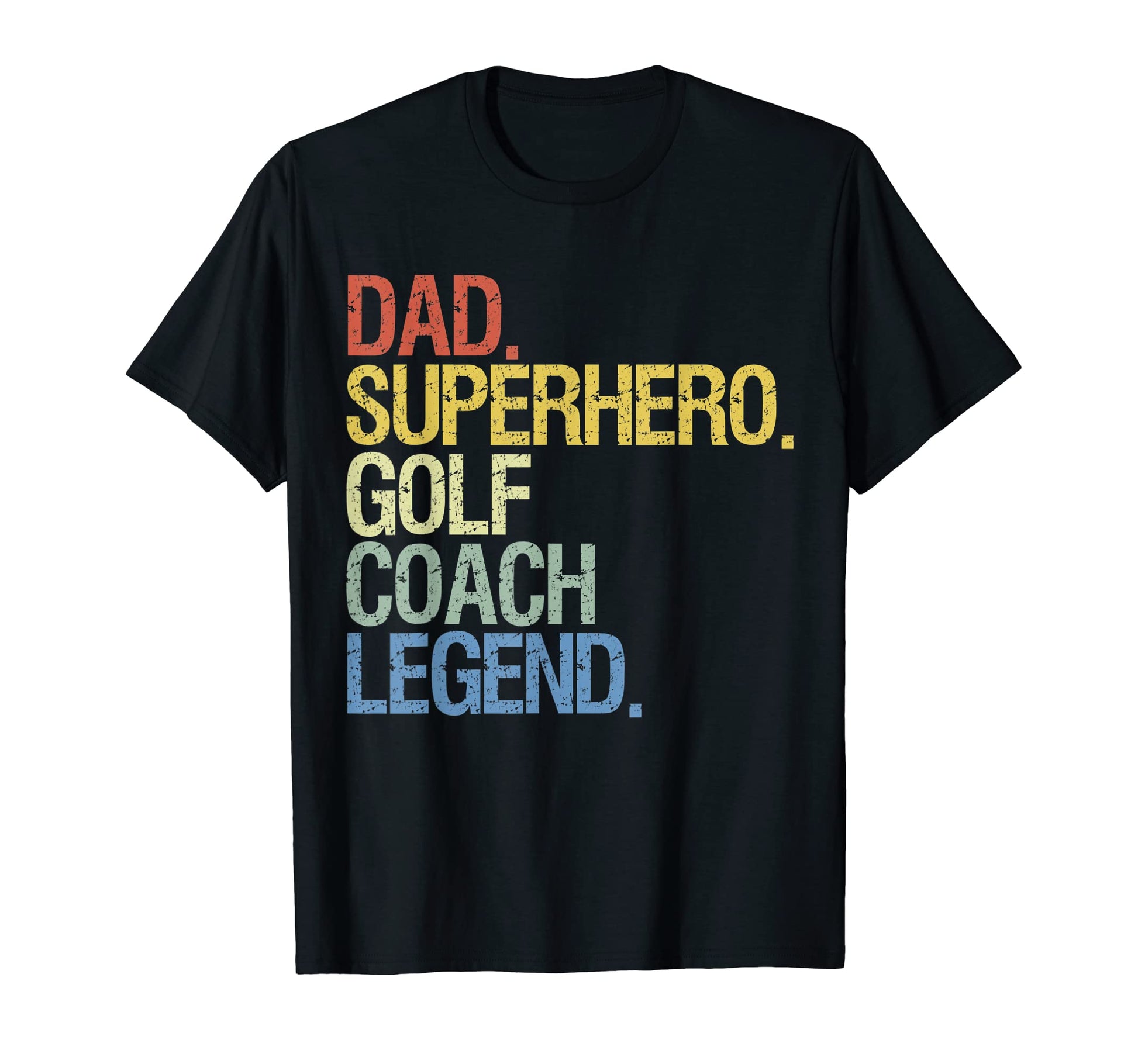 Dad Superhero Golf Coach Legend Sweatshirt - Minimalist Print Men Women - T-Shirt, Sweatshirt, Hoodie