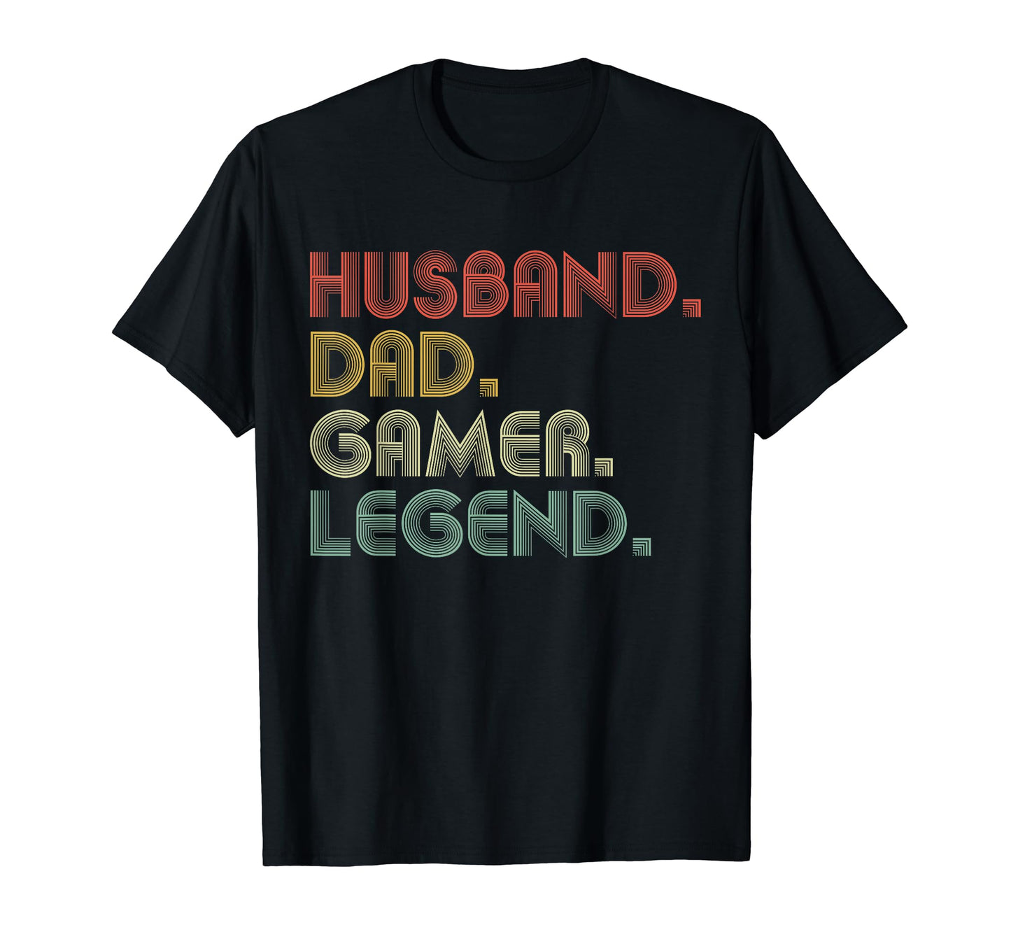 Husband Dad Gamer Funny Gaming Video T-Shirt - Unique Graphic Men Women - T-Shirt, Sweatshirt, Hoodie