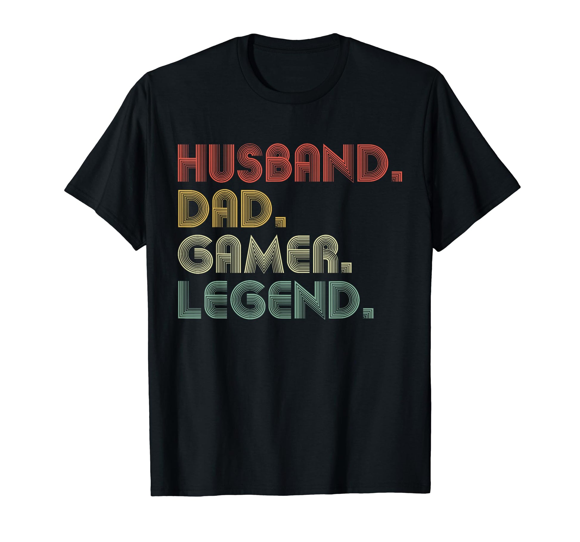 Husband Dad Gamer Funny Gaming Video T-Shirt - Unique Graphic Men Women - T-Shirt, Sweatshirt, Hoodie