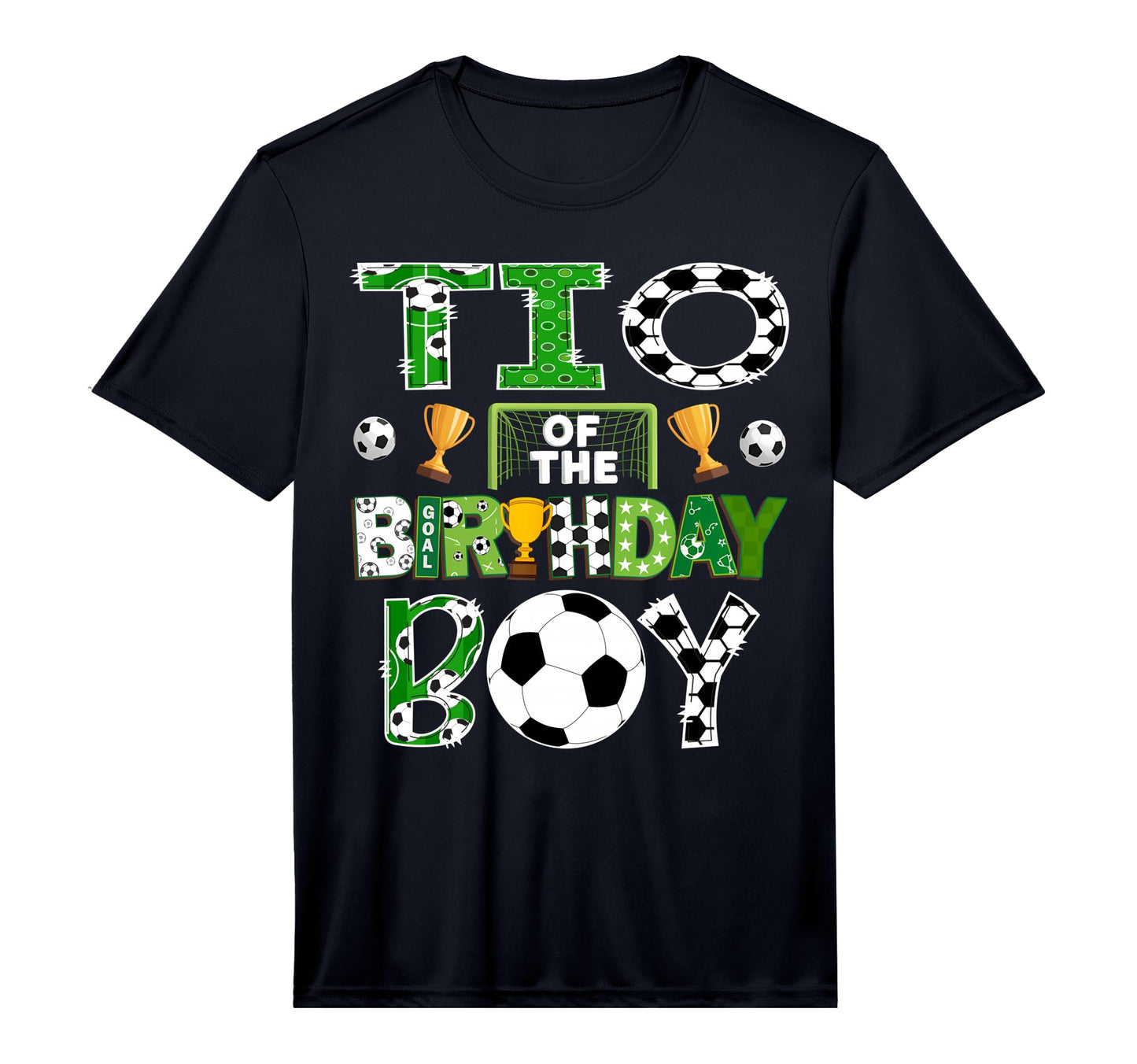 Tio Birthday Soccer Player Game Day T-Shirt - Aesthetic Graphic for Adults - T-Shirt, Sweatshirt, Hoodie