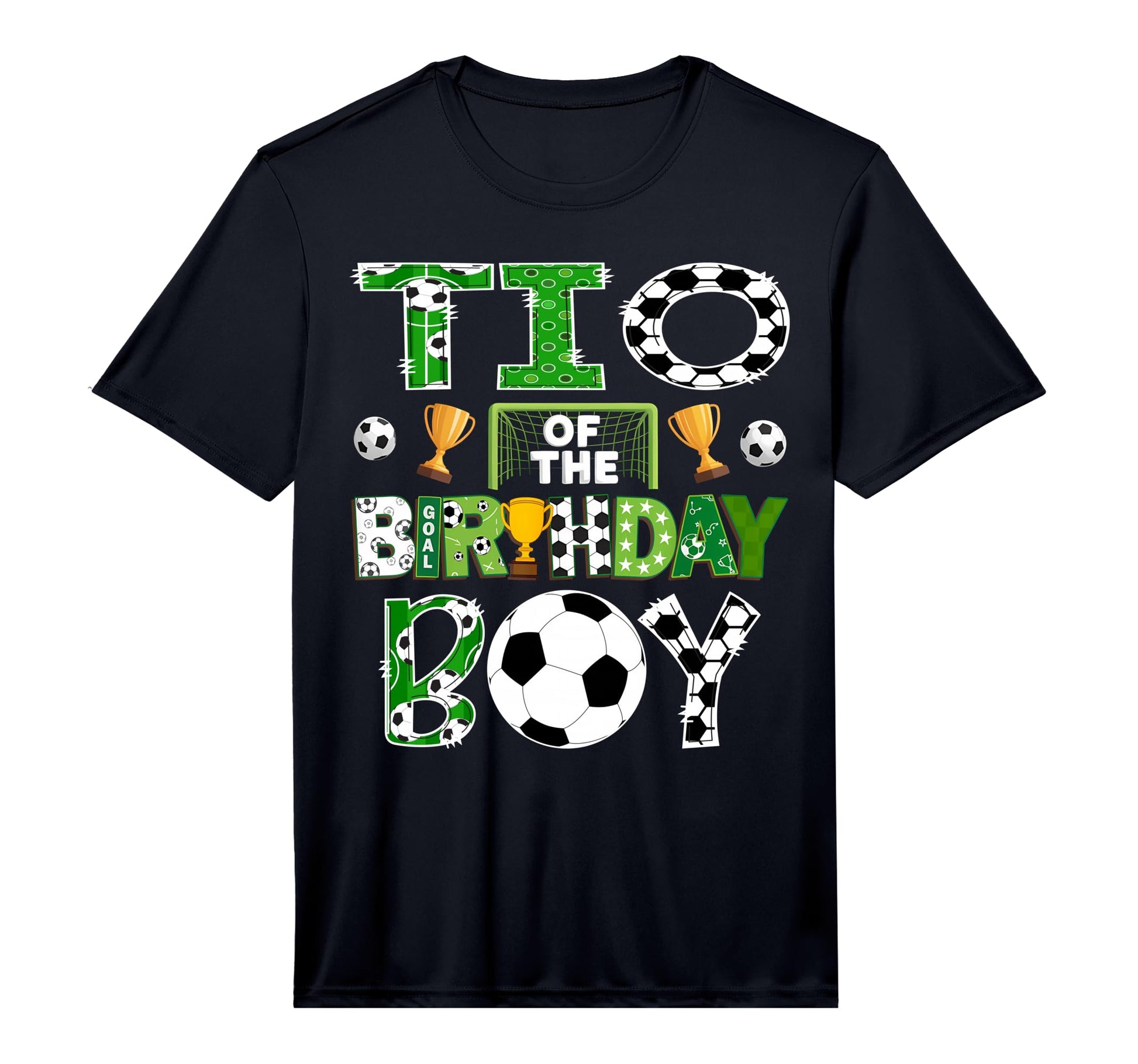 Tio Birthday Soccer Player Game Day T-Shirt - Aesthetic Graphic for Adults - T-Shirt, Sweatshirt, Hoodie