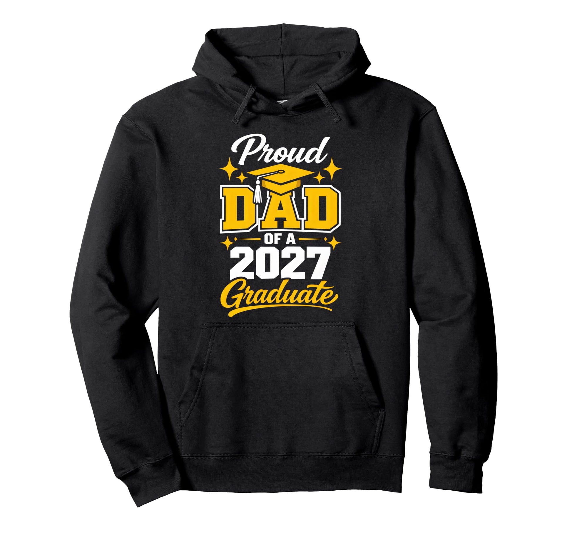 Senior Graduation School Proud Dad Hoodie - Custom Art Print for Adults - T-Shirt, Sweatshirt, Hoodie