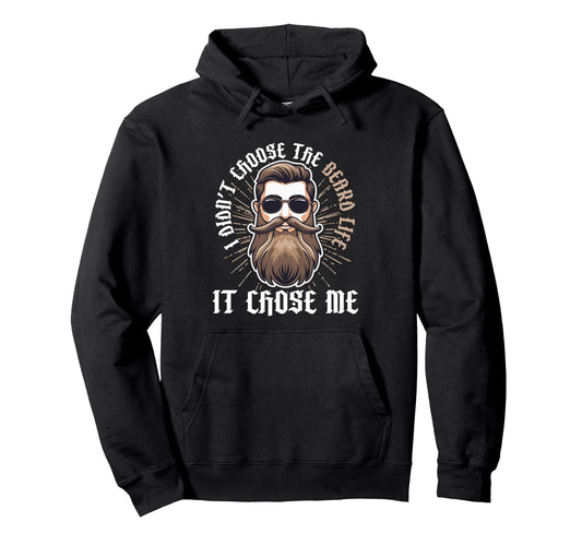 Bearded Facial Hair Fathers Day Dad Hoodie - Aesthetic Graphic Men Women - T-Shirt, Sweatshirt, Hoodie