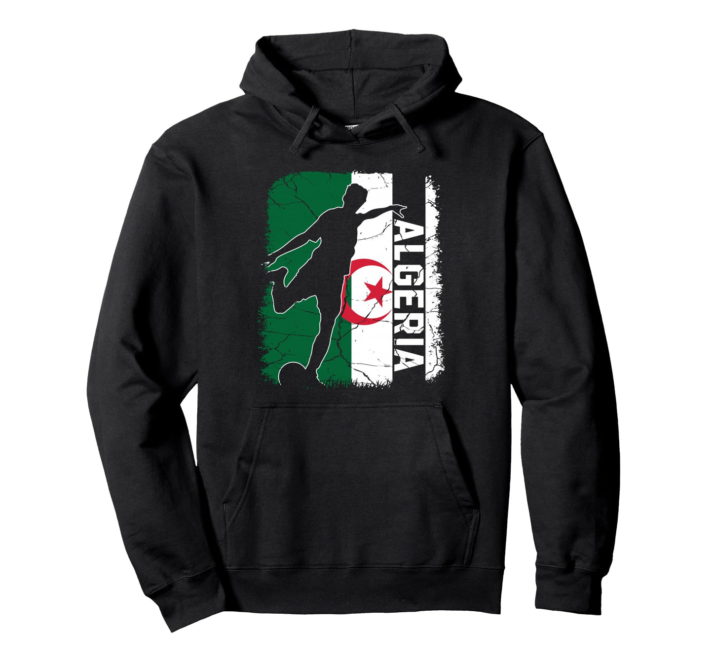 Algeria Soccer Team Algeria Flag Jersey Hoodie - Graphic Print Men Women - T-Shirt, Sweatshirt, Hoodie