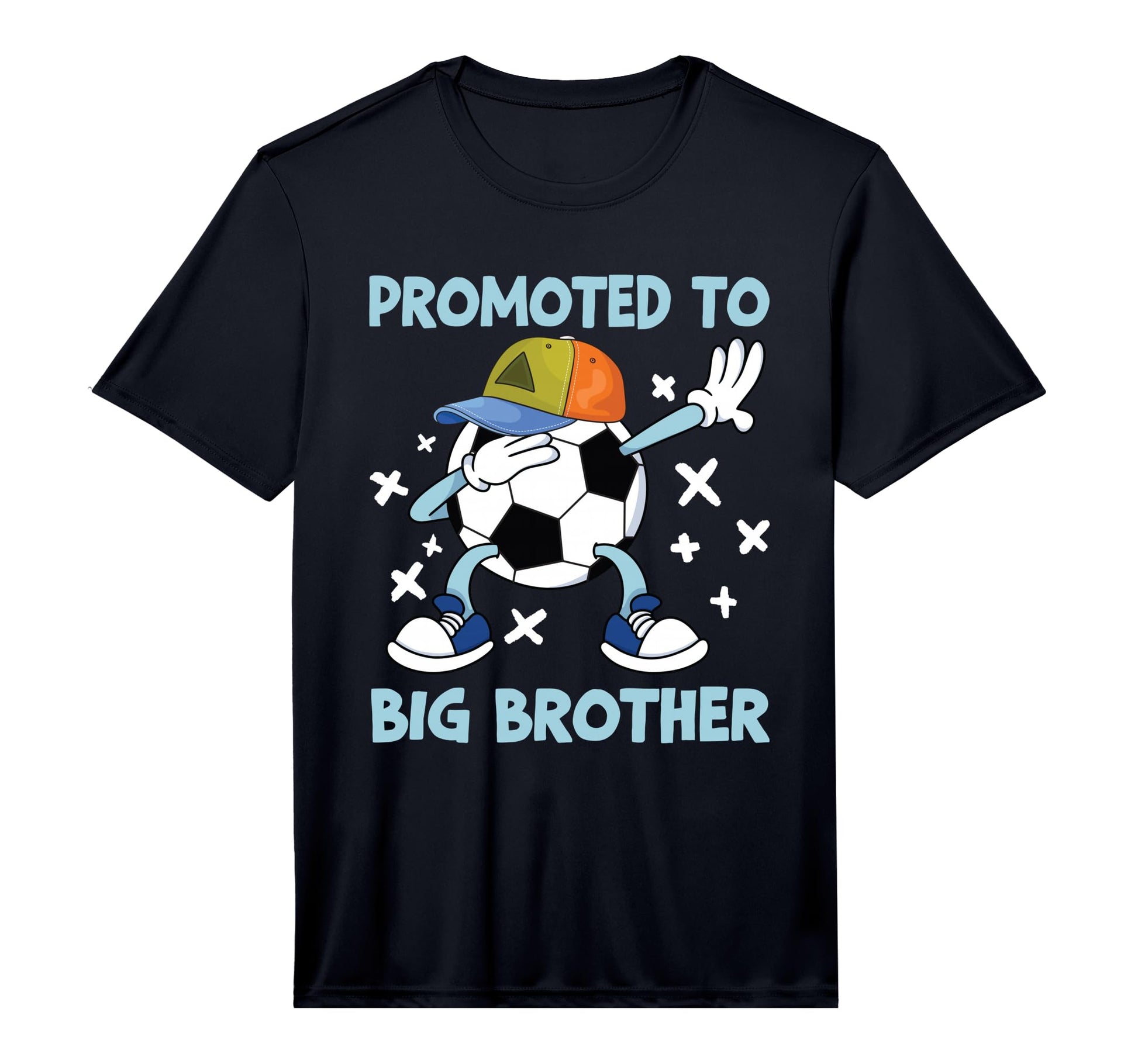 Promoted To Big Brother Soccer T-Shirt - Trendy Graphic Men Women - T-Shirt, Sweatshirt, Hoodie