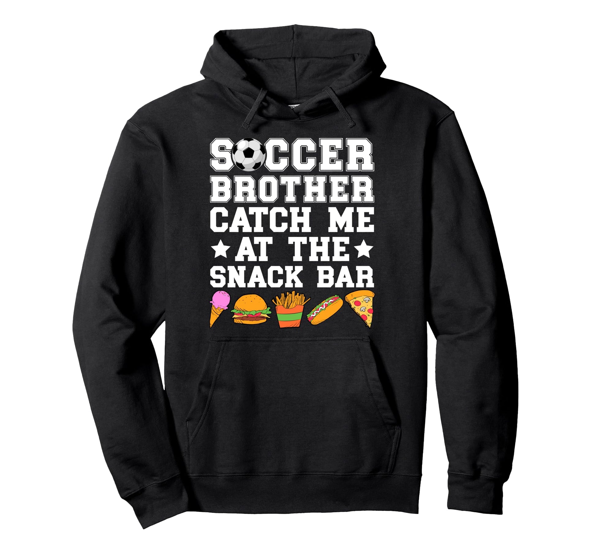 Soccer Brother Funny Brother Soccer Hoodie - Graphic Print for Adults - T-Shirt, Sweatshirt, Hoodie
