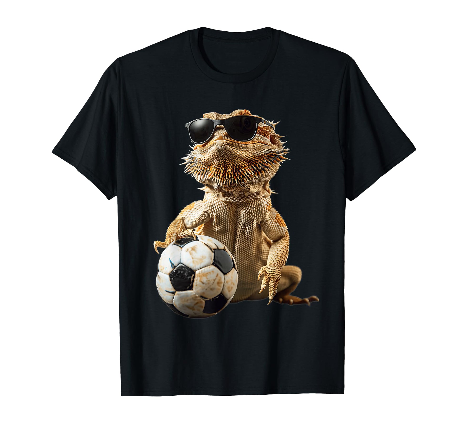 Bearded Dragon Soccer T-Shirt - Fun Novelty Design Unisex - T-Shirt, Sweatshirt, Hoodie