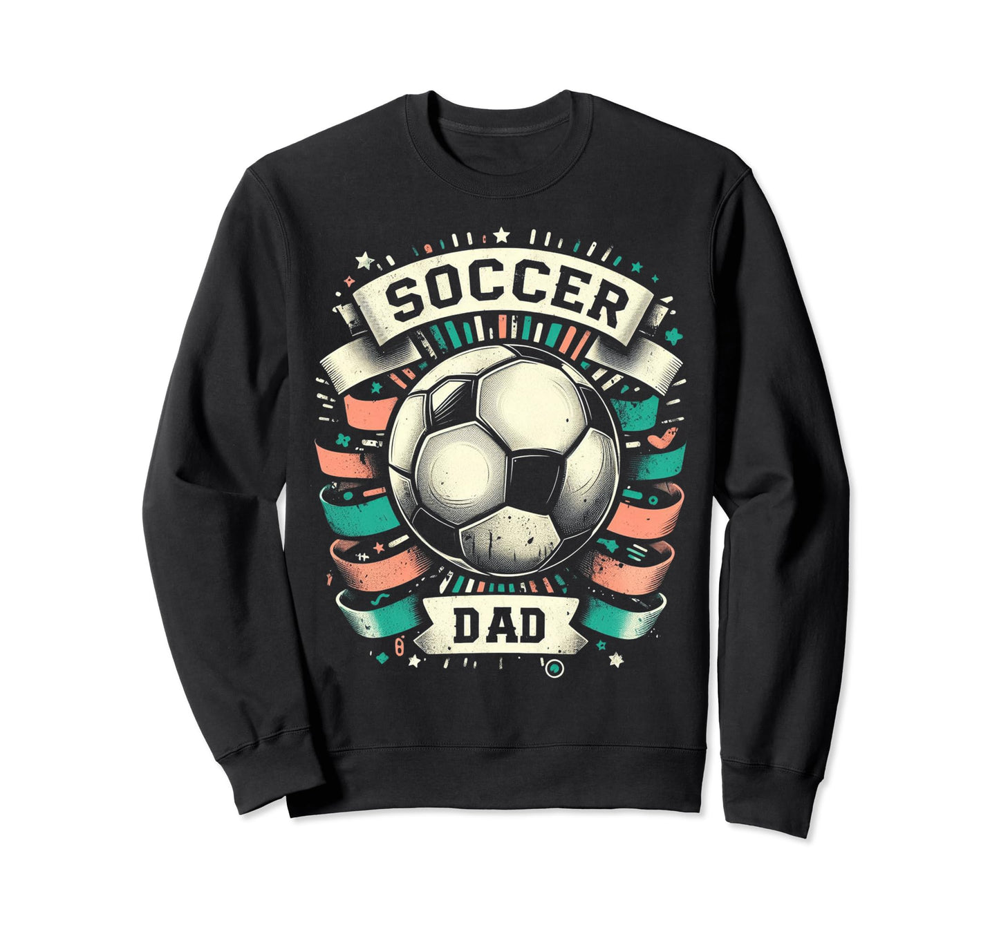 Soccer Dad Family Matching Dad Sweatshirt - Custom Art Print for Adults - T-Shirt, Sweatshirt, Hoodie