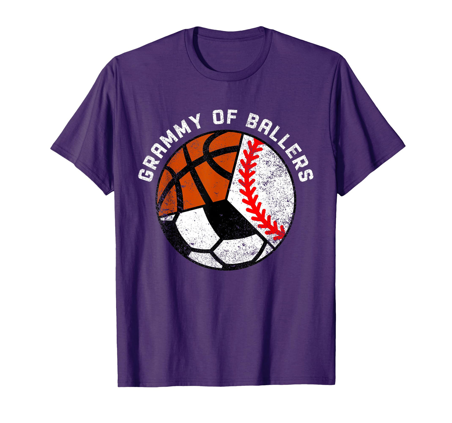 Grammy Ballers Funny Baseball Soccer T-Shirt - Trendy Graphic for Adults - T-Shirt, Sweatshirt, Hoodie