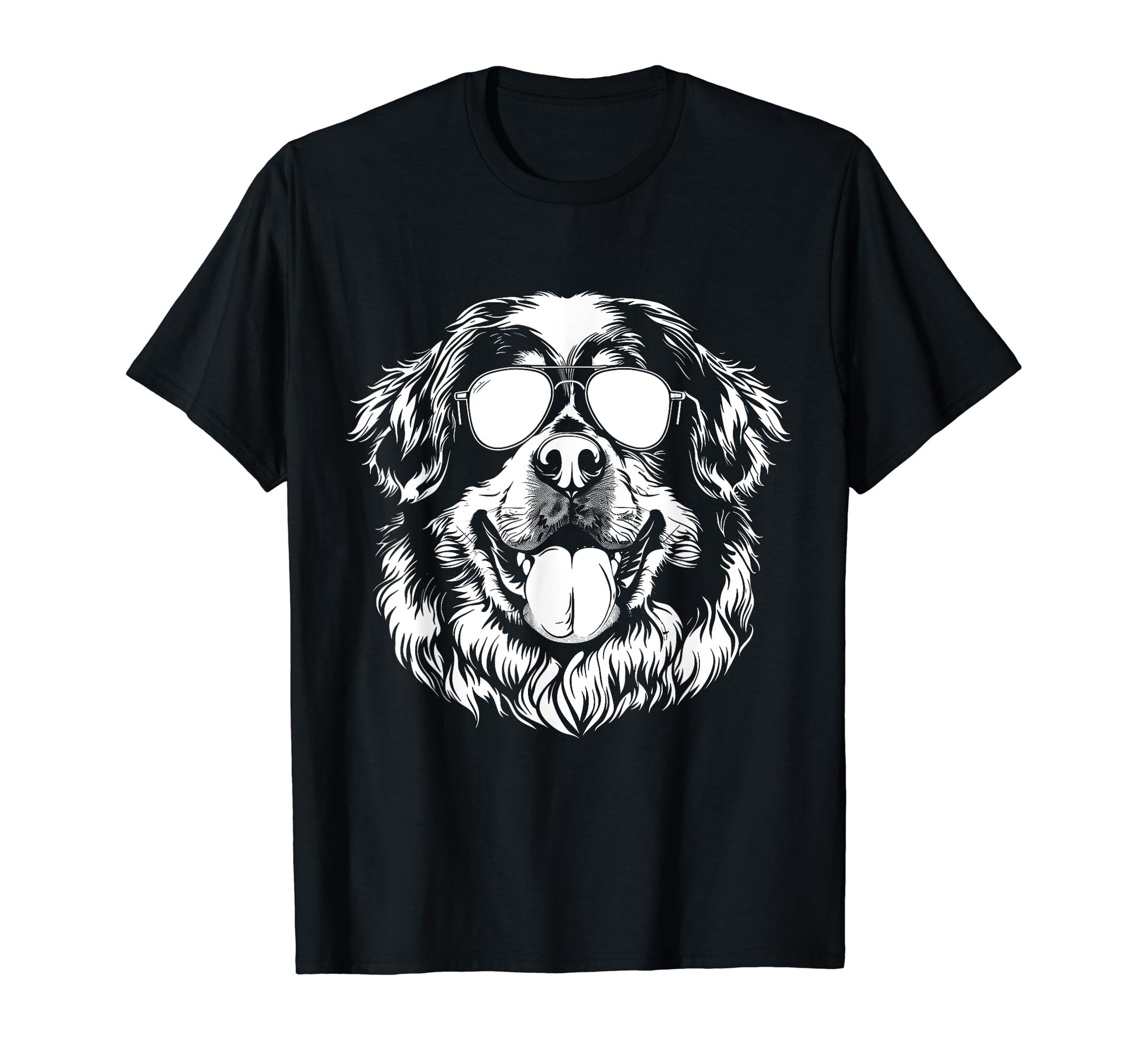 Bernese Mountain Dog Sunglasses T-Shirt - Casual Everyday Wear Unisex - T-Shirt, Sweatshirt, Hoodie