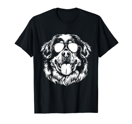 Bernese Mountain Dog Sunglasses T-Shirt - Casual Everyday Wear Unisex - T-Shirt, Sweatshirt, Hoodie
