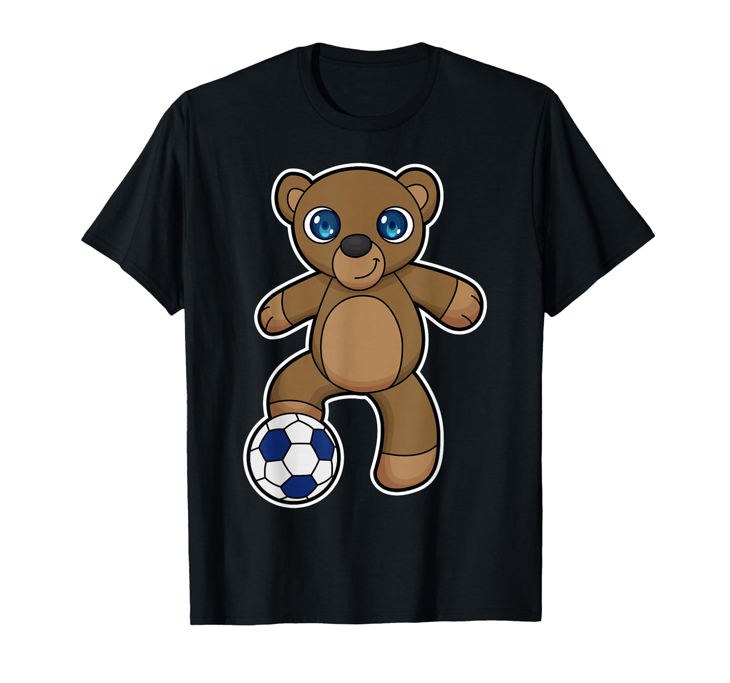 Bear Soccer Player Soccer Sports T-Shirt - Graphic Print Men Women - T-Shirt, Sweatshirt, Hoodie
