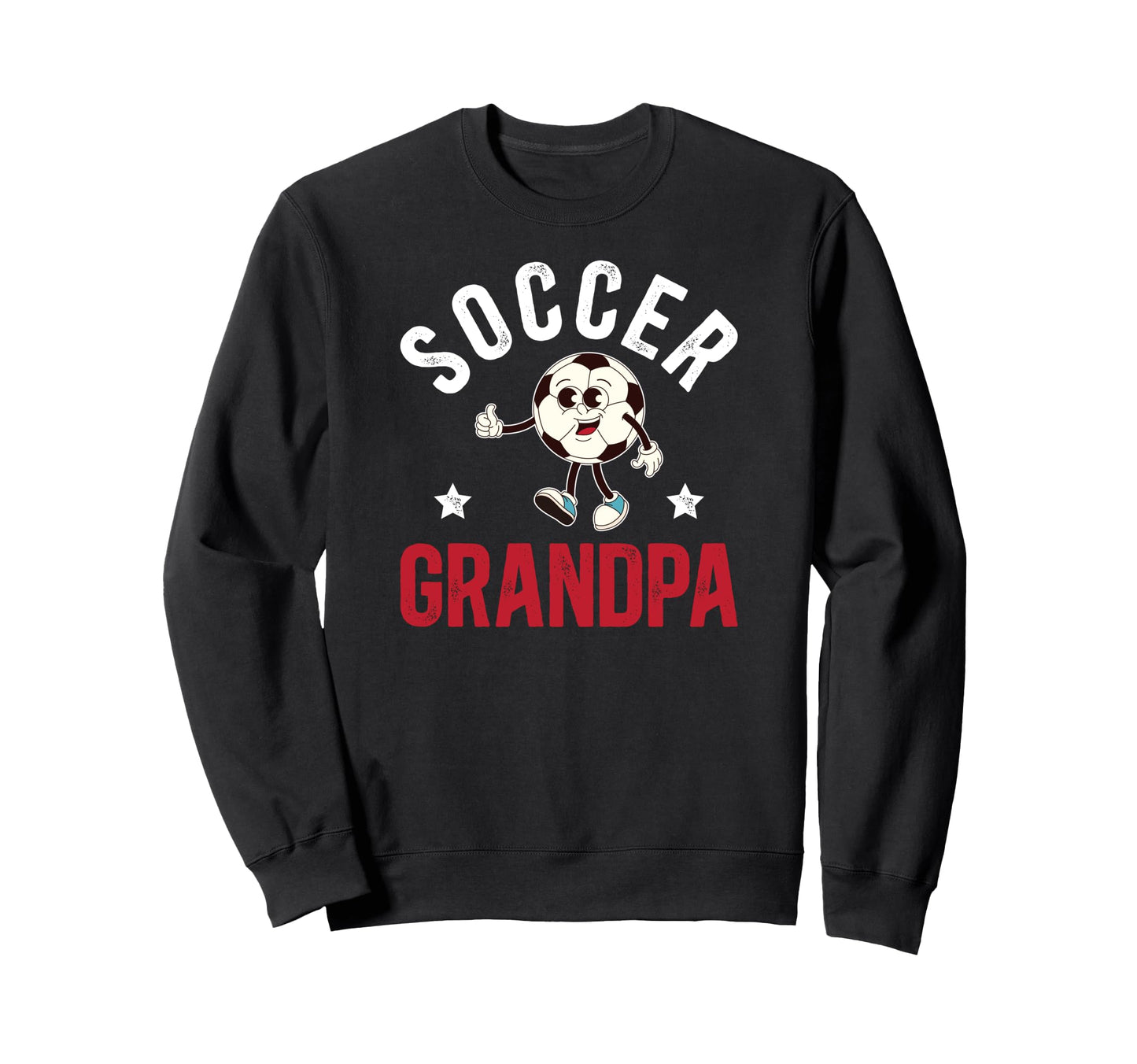 Soccer Grandpa Proud Grandpa Sweatshirt - Custom Art Print Men Women - T-Shirt, Sweatshirt, Hoodie