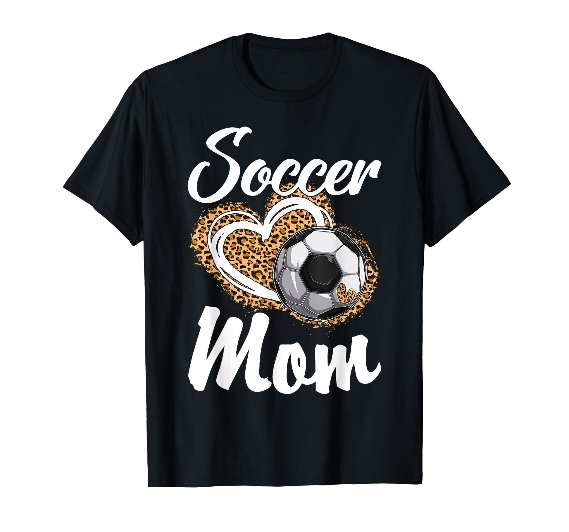 Soccer Mom Grandma Leopard Soccer Sport T-Shirt - Trendy Graphic Men Women - T-Shirt, Sweatshirt, Hoodie