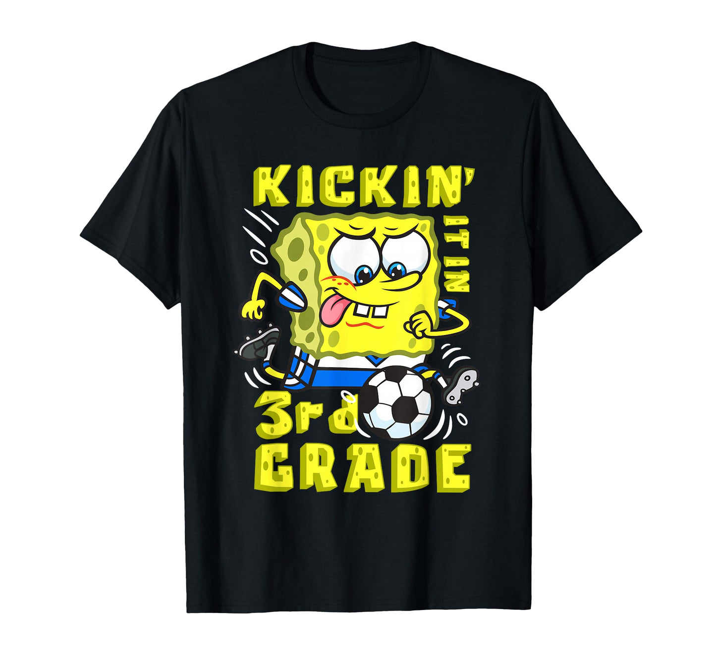 Spongebob Kickin It 3Rd Grade School T-Shirt - Streetwear Style Men Women - T-Shirt, Sweatshirt, Hoodie