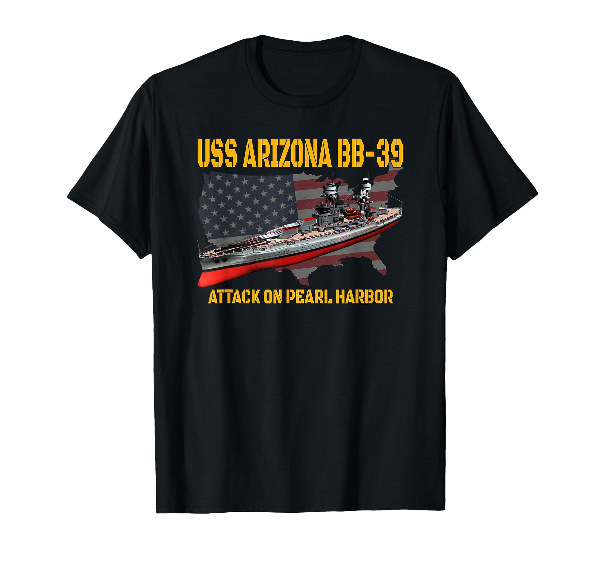 Ww2 Warship Pearl Harbor Memory Uss T-Shirt - Novelty Apparel Men Women - T-Shirt, Sweatshirt, Hoodie