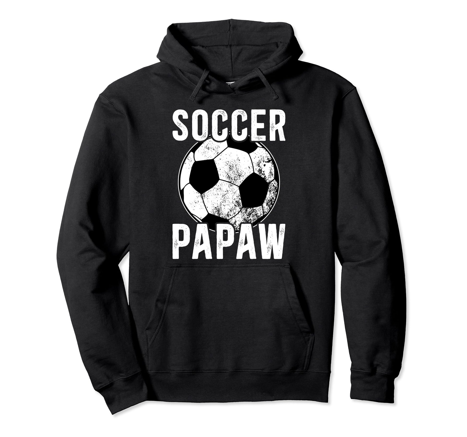 Soccer Papaw Grandpa Papaw Soccer Hoodie - Minimalist Print Men Women - T-Shirt, Sweatshirt, Hoodie