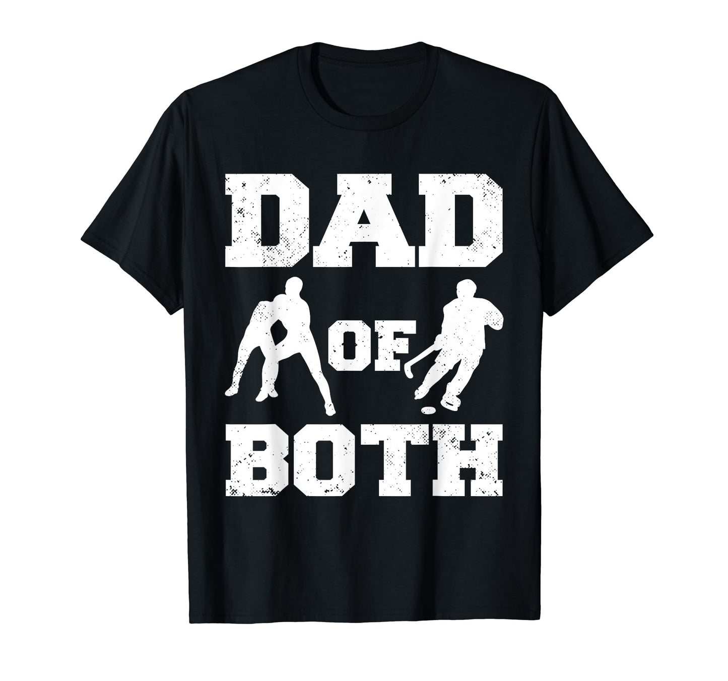 Dad Both Funny Wrestling Hockey T-Shirt - Casual Everyday Wear for Adults - T-Shirt, Sweatshirt, Hoodie