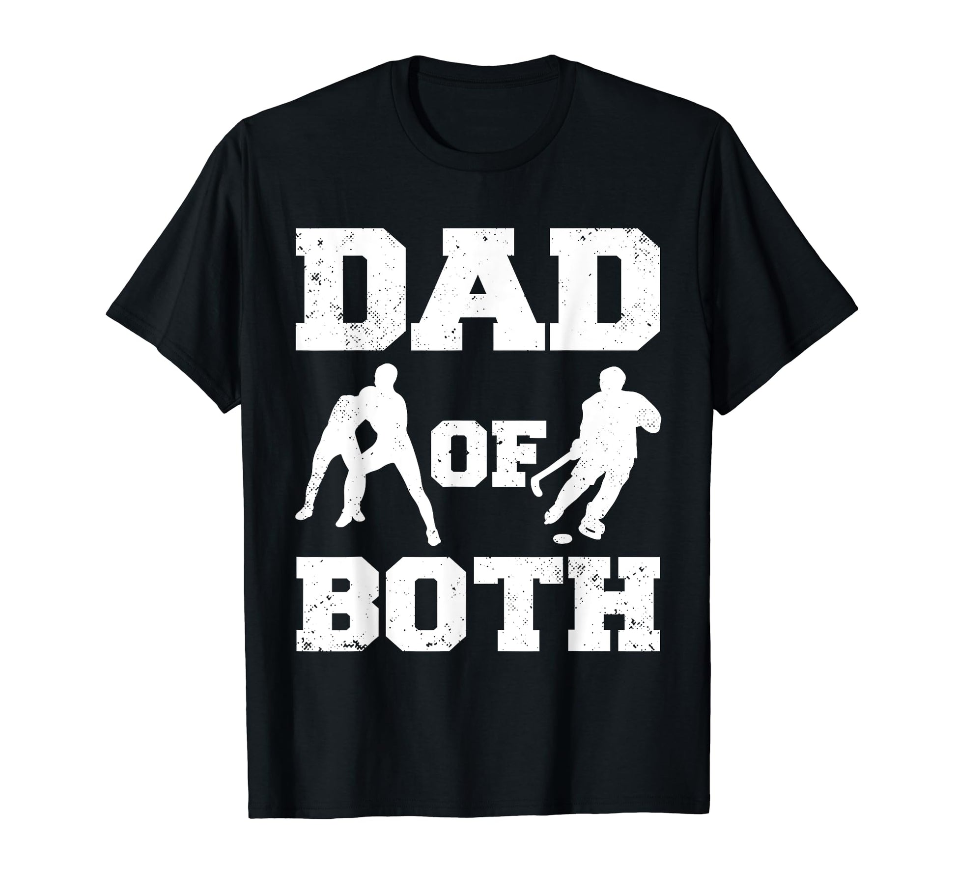 Dad Both Funny Wrestling Hockey T-Shirt - Casual Everyday Wear for Adults - T-Shirt, Sweatshirt, Hoodie