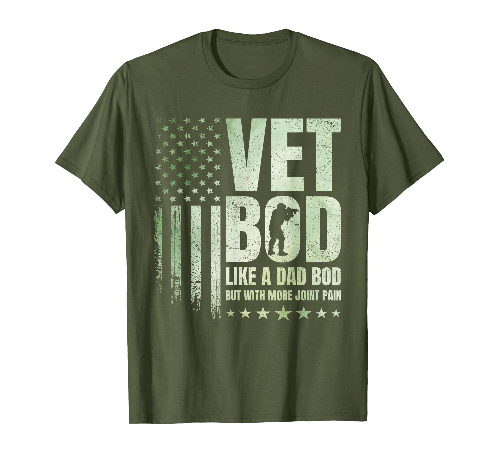 Vet Bod Like Dad Bod But More Joint Pain T-Shirt - Streetwear Style Unisex - T-Shirt, Sweatshirt, Hoodie