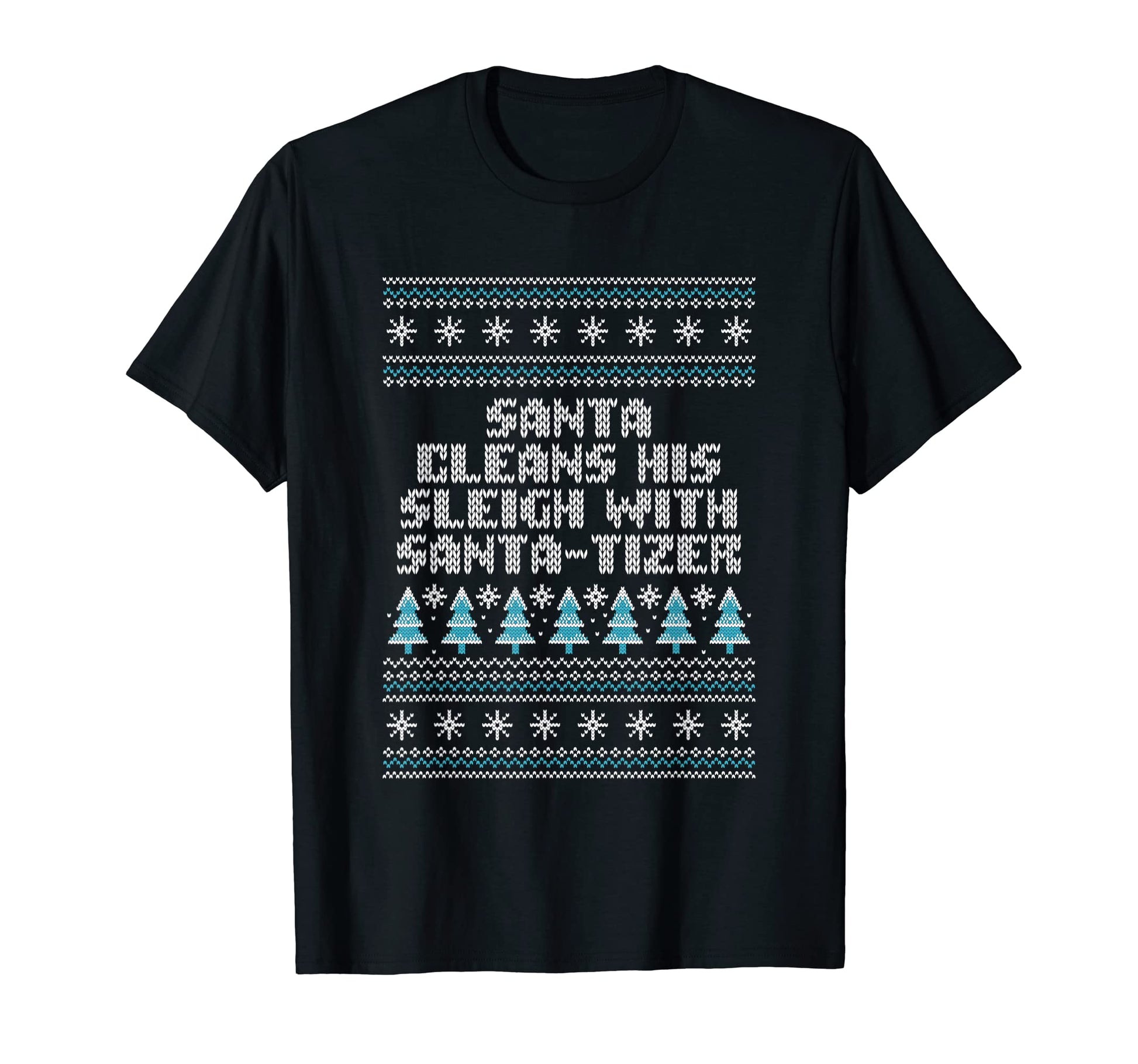 Santa Cleans His Sleigh Santa Tizer Dad T-Shirt - Unique Graphic Men Women - T-Shirt, Sweatshirt, Hoodie