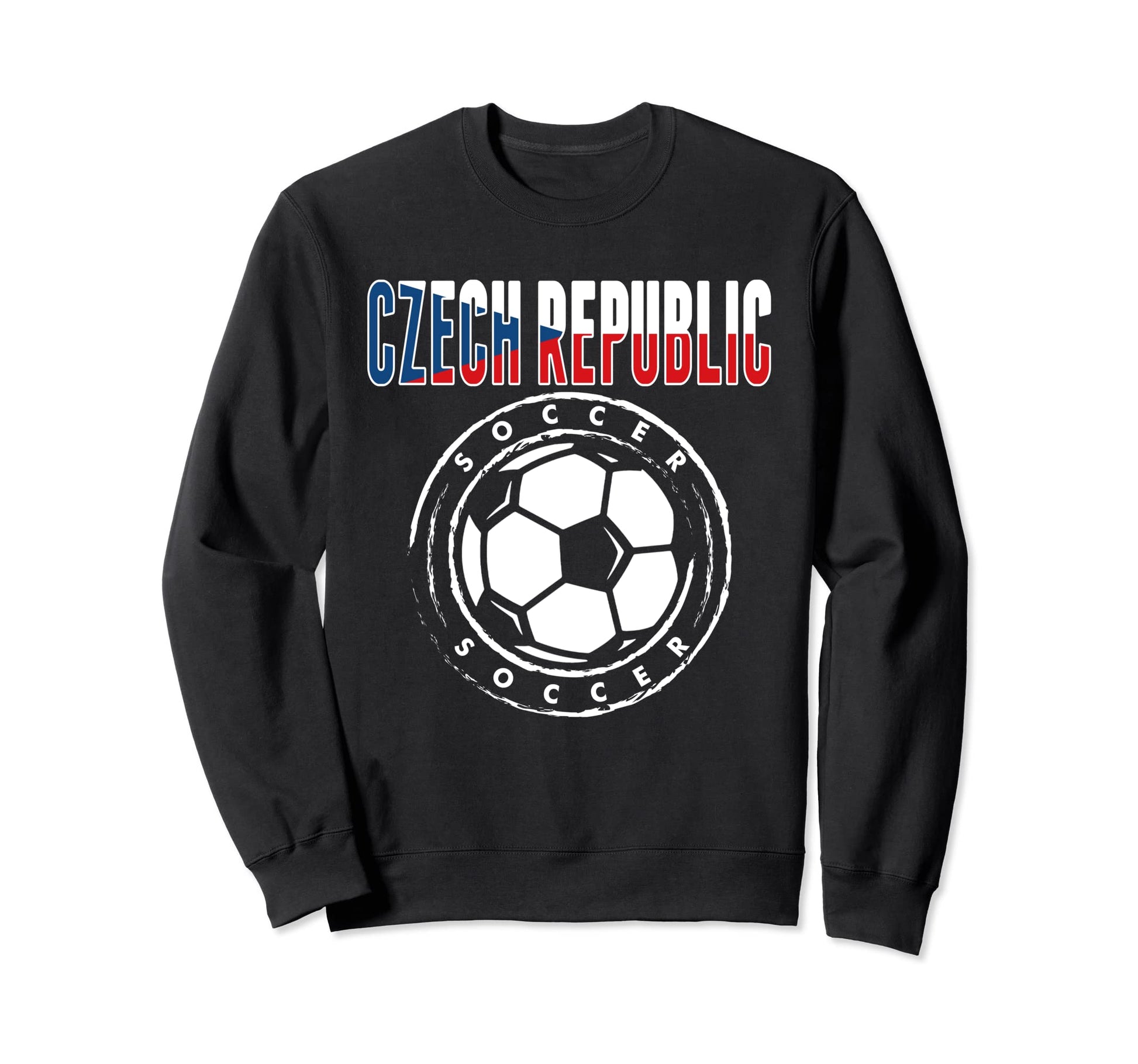 Czech Republic Soccer Lovers Jersey Sweatshirt - Fun Novelty Design Unisex - T-Shirt, Sweatshirt, Hoodie