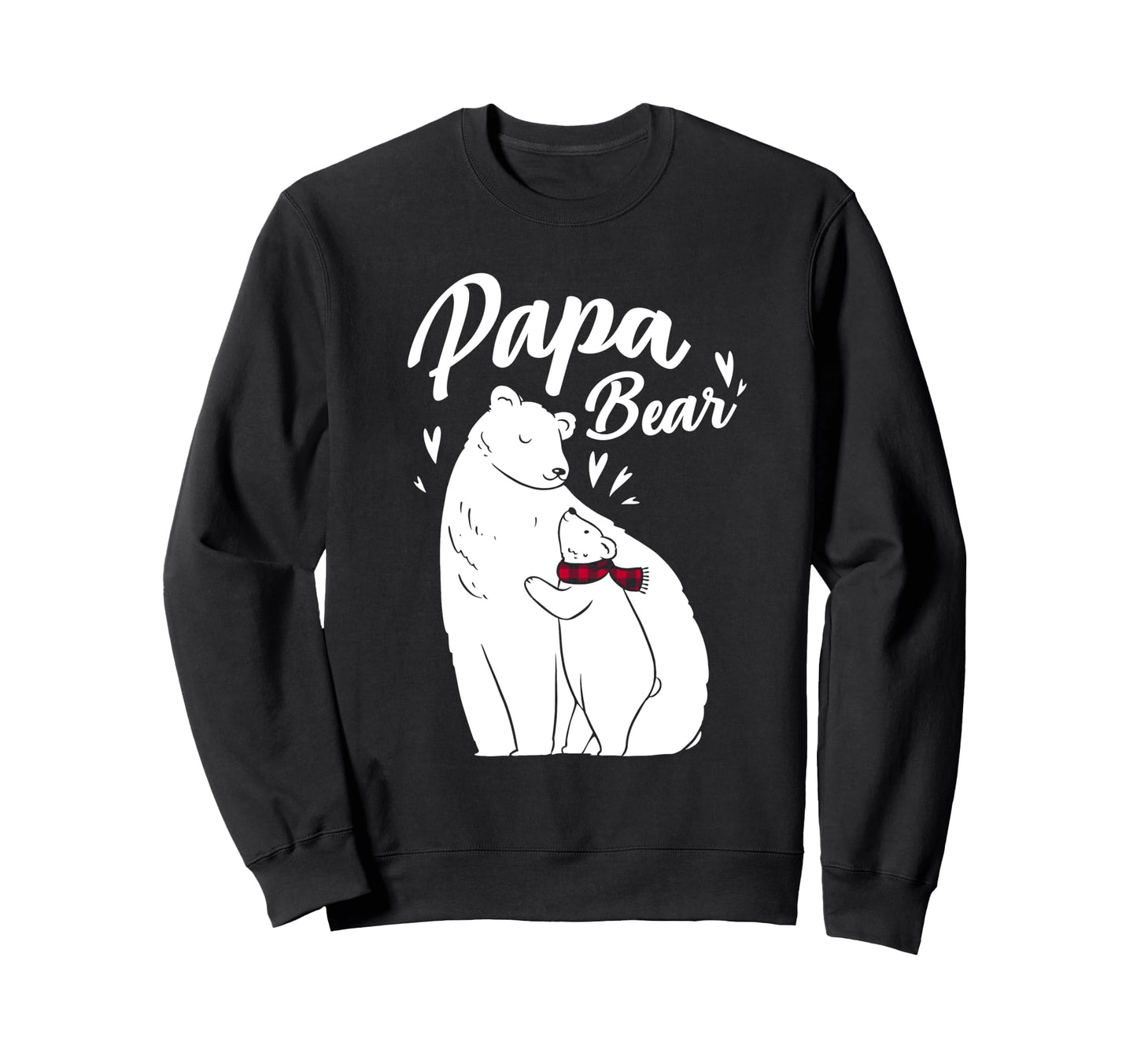 Papa Bear Pajama Polar Bear Sweatshirt - Custom Art Print Men Women - T-Shirt, Sweatshirt, Hoodie