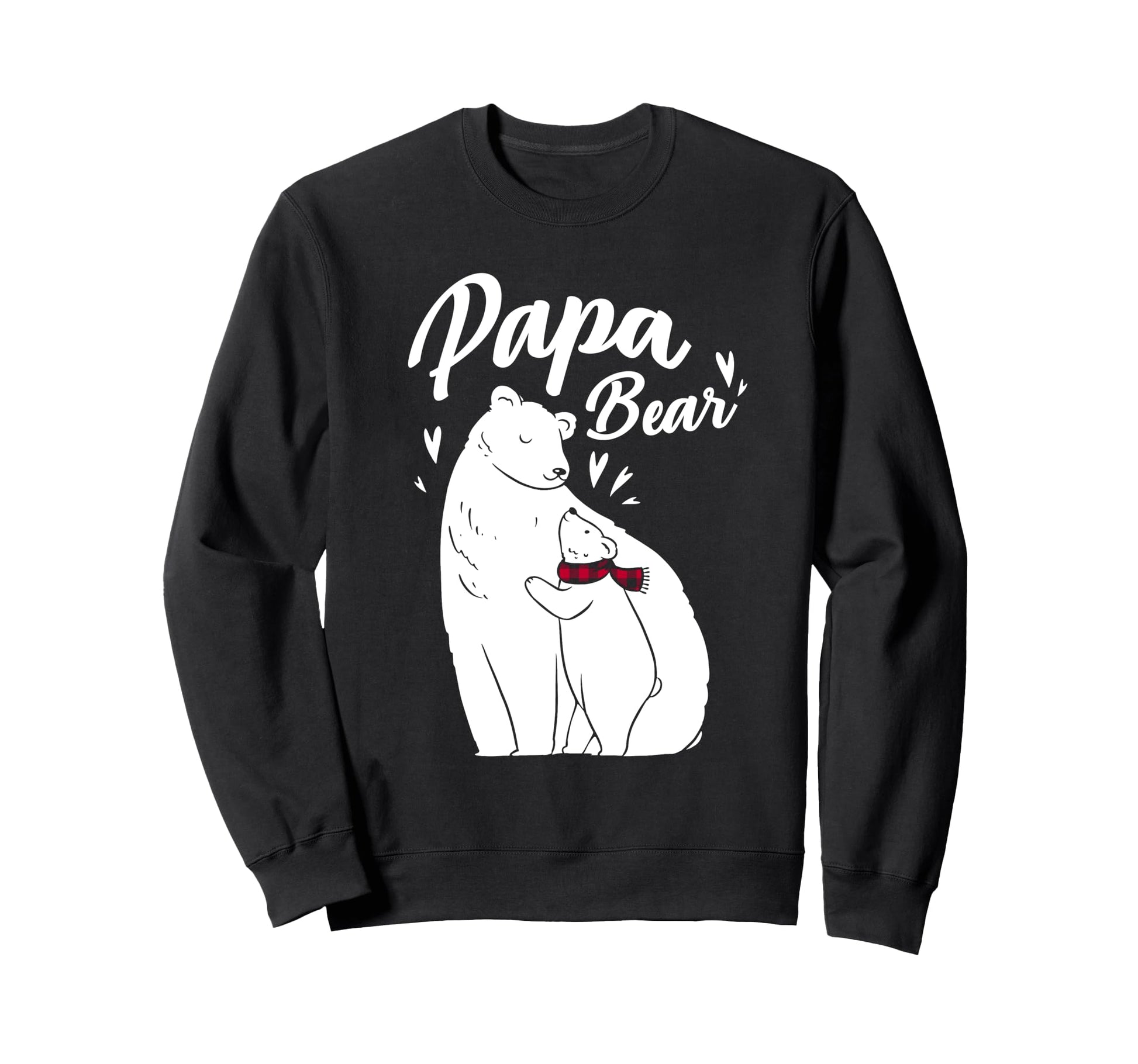 Papa Bear Pajama Polar Bear Sweatshirt - Custom Art Print Men Women - T-Shirt, Sweatshirt, Hoodie