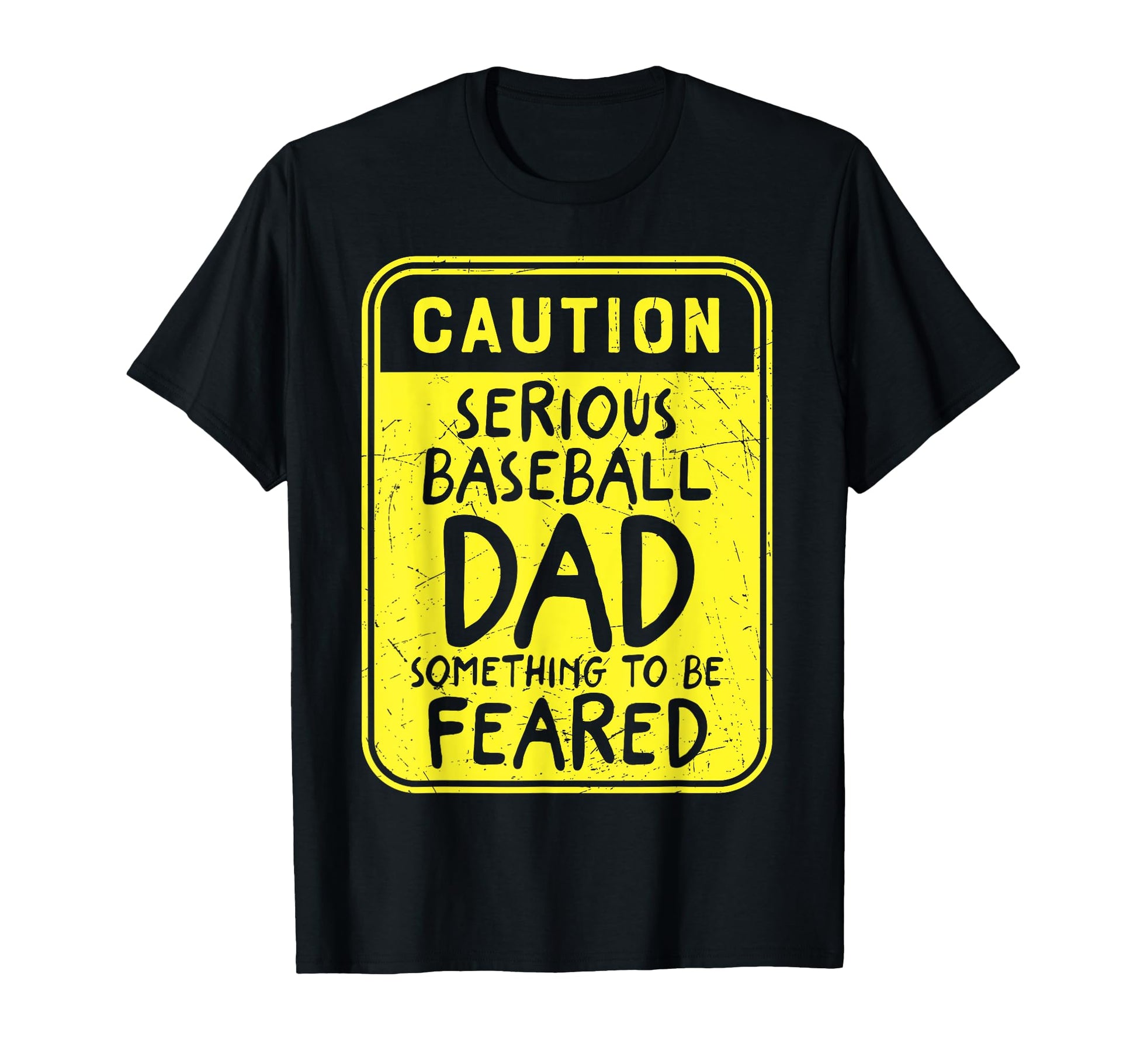 Fathers Day Caution Serious Baseball Dad T-Shirt - Trendy Graphic Men Women - T-Shirt, Sweatshirt, Hoodie