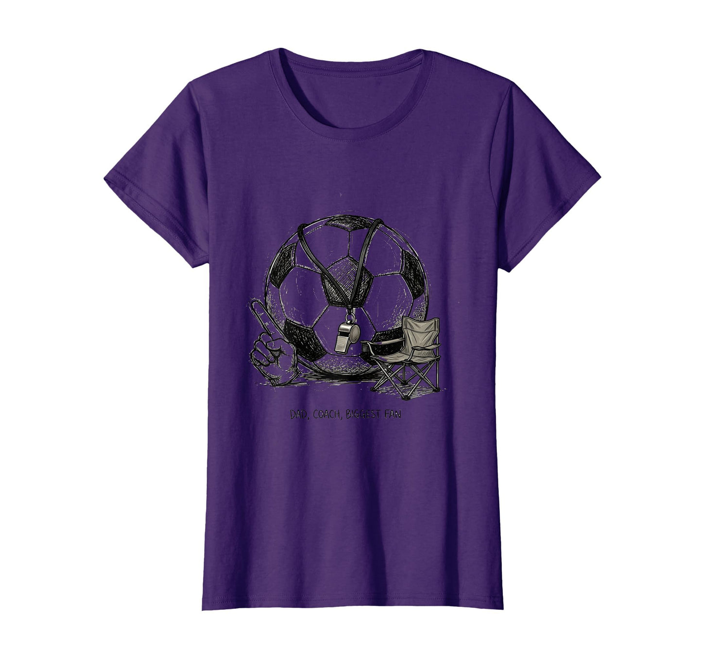 Soccer Dad Coach Biggest Fan T-Shirt - Unique Graphic for Adults - T-Shirt, Sweatshirt, Hoodie