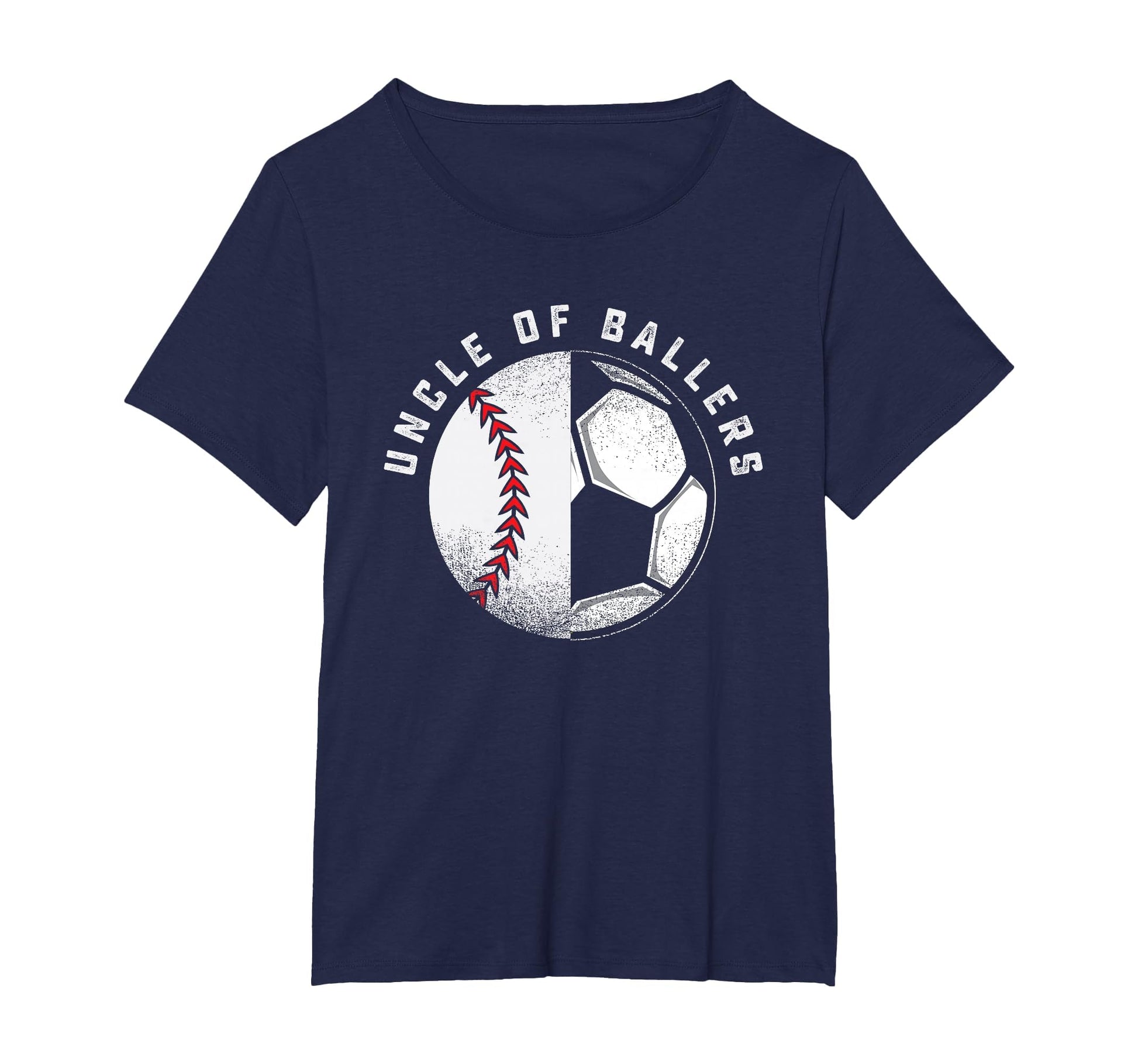Uncle Ballers Nephew Baseball Niece T-Shirt - Minimalist Print Men Women - T-Shirt, Sweatshirt, Hoodie