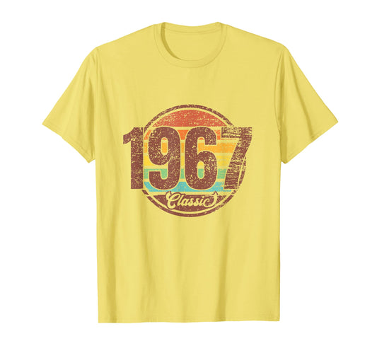 55Th Birthday 1967 Bday 1967 T-Shirt - Aesthetic Graphic Unisex - T-Shirt, Sweatshirt, Hoodie